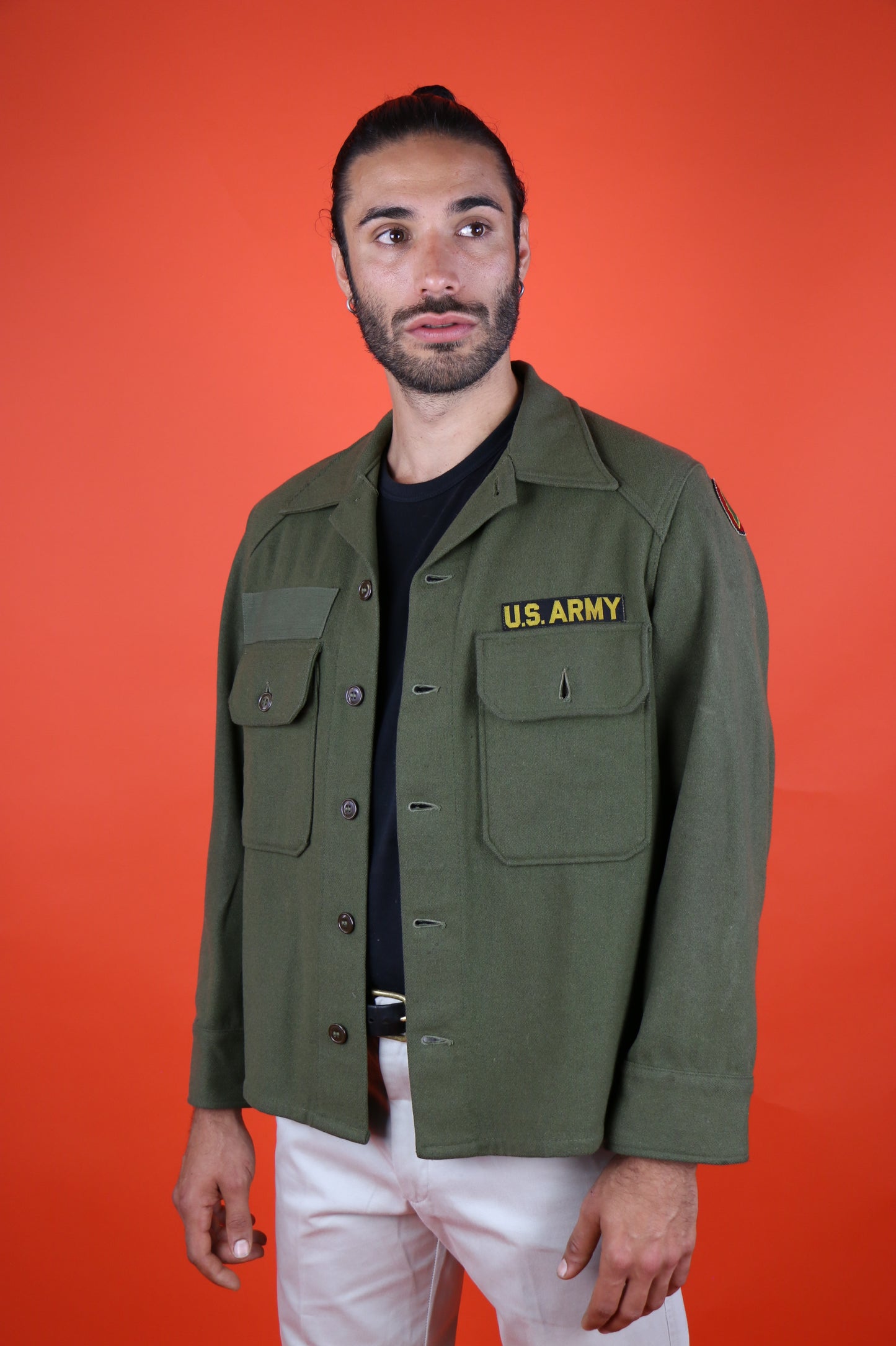 OG-108 Korean War Wool Overshirt - vintage clothing clochard92.com