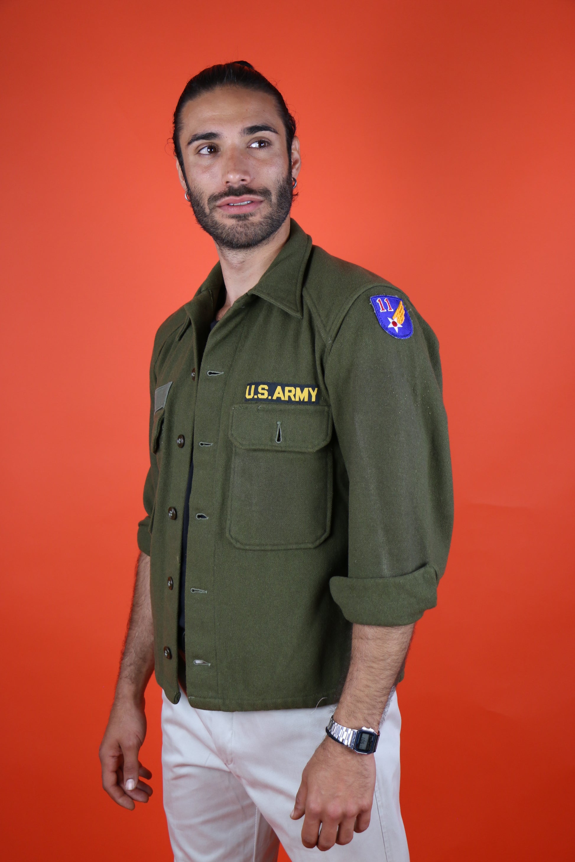 OG-108 US Army Overshirt Korea - vintage clothing clochard92.com