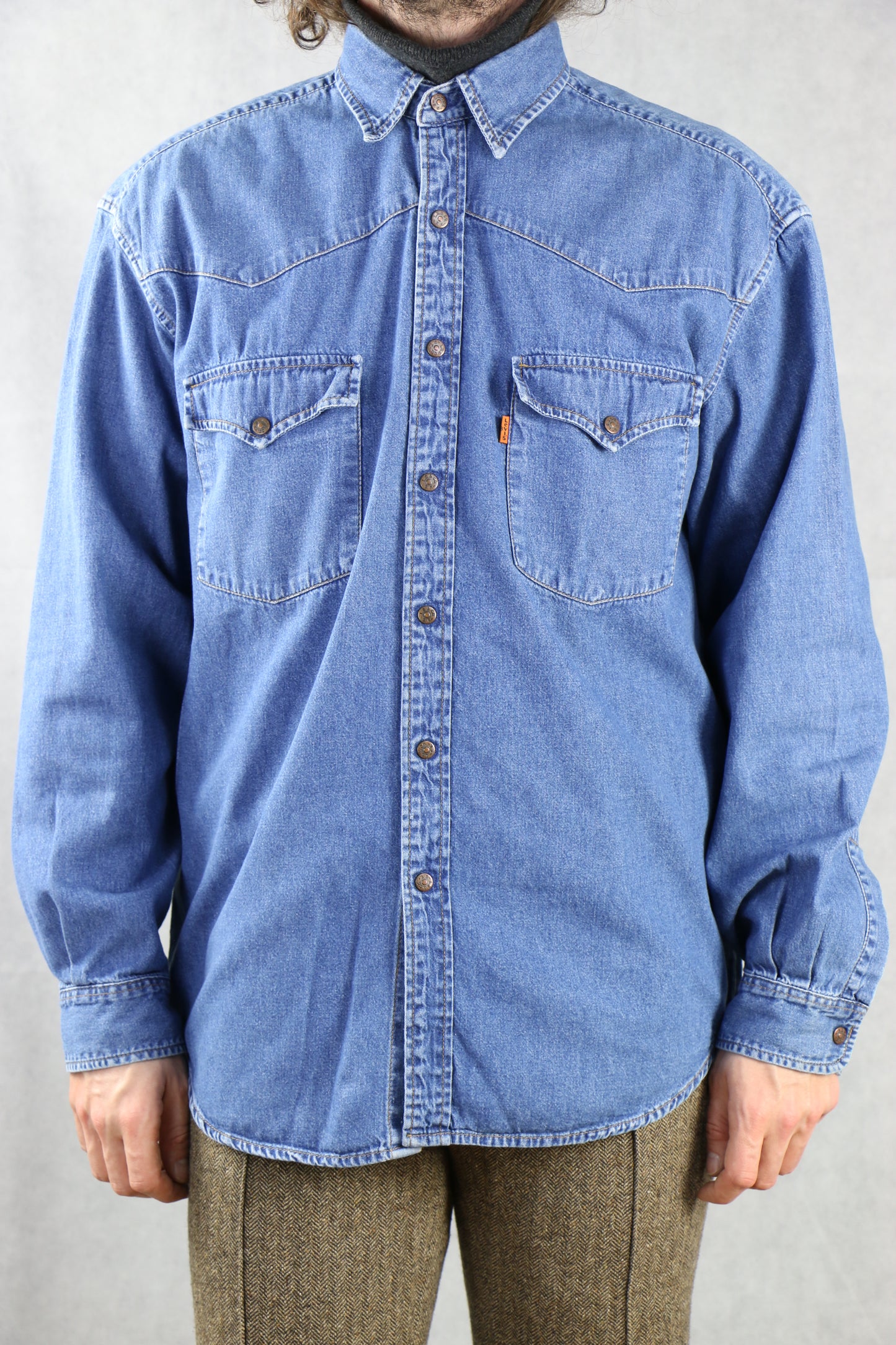 Levi's Orange Tab Denim Shirt 'L', clochard92.com