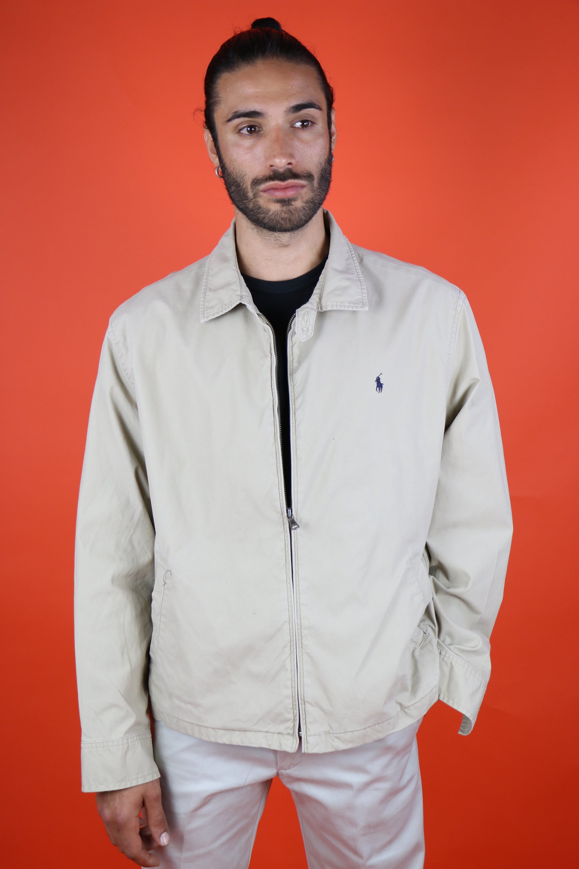 Ralph Lauren White Cotton Jacket - vintage clothing clochard92.com