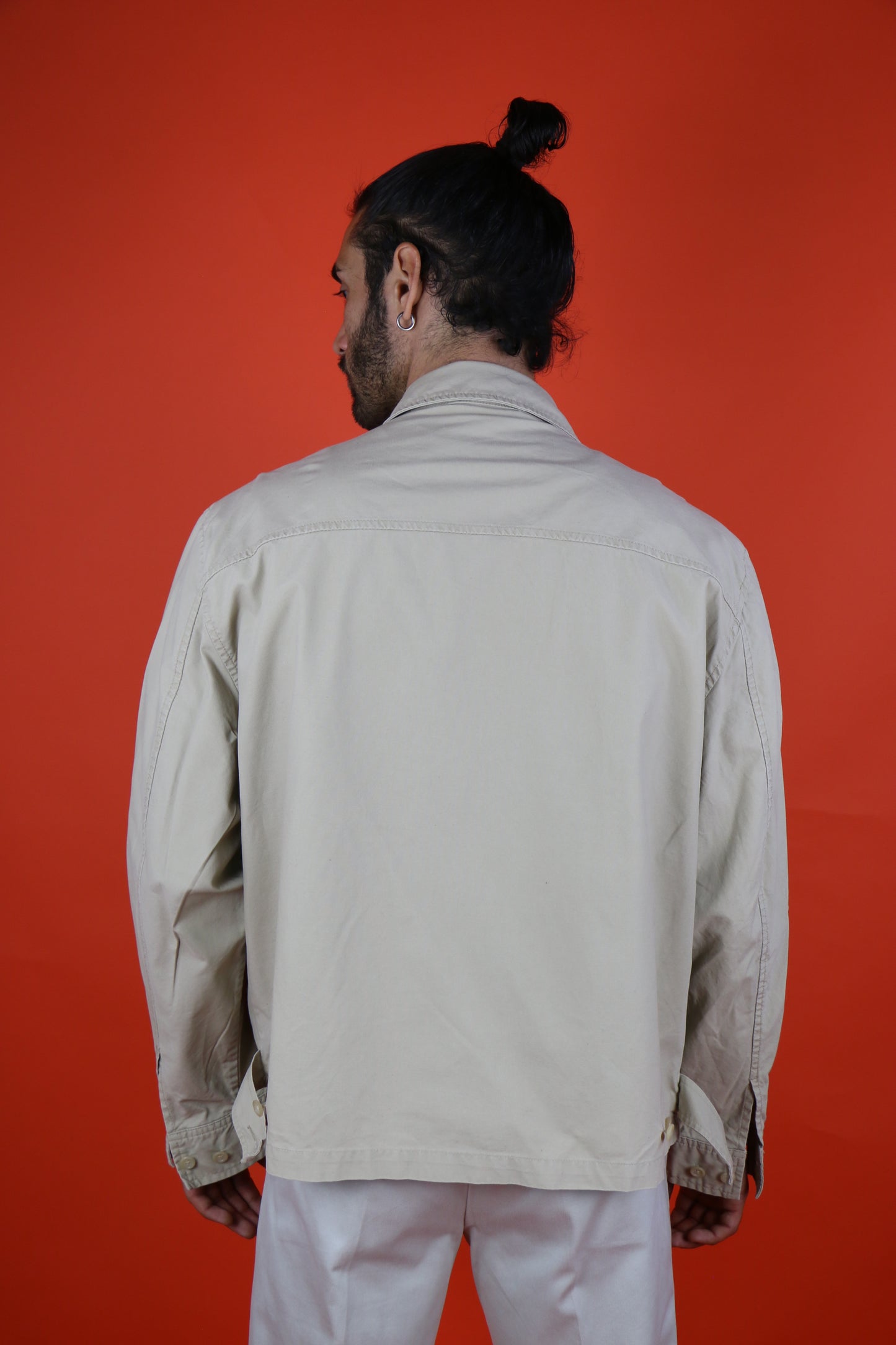 Ralph Lauren White Cotton Jacket - vintage clothing clochard92.com