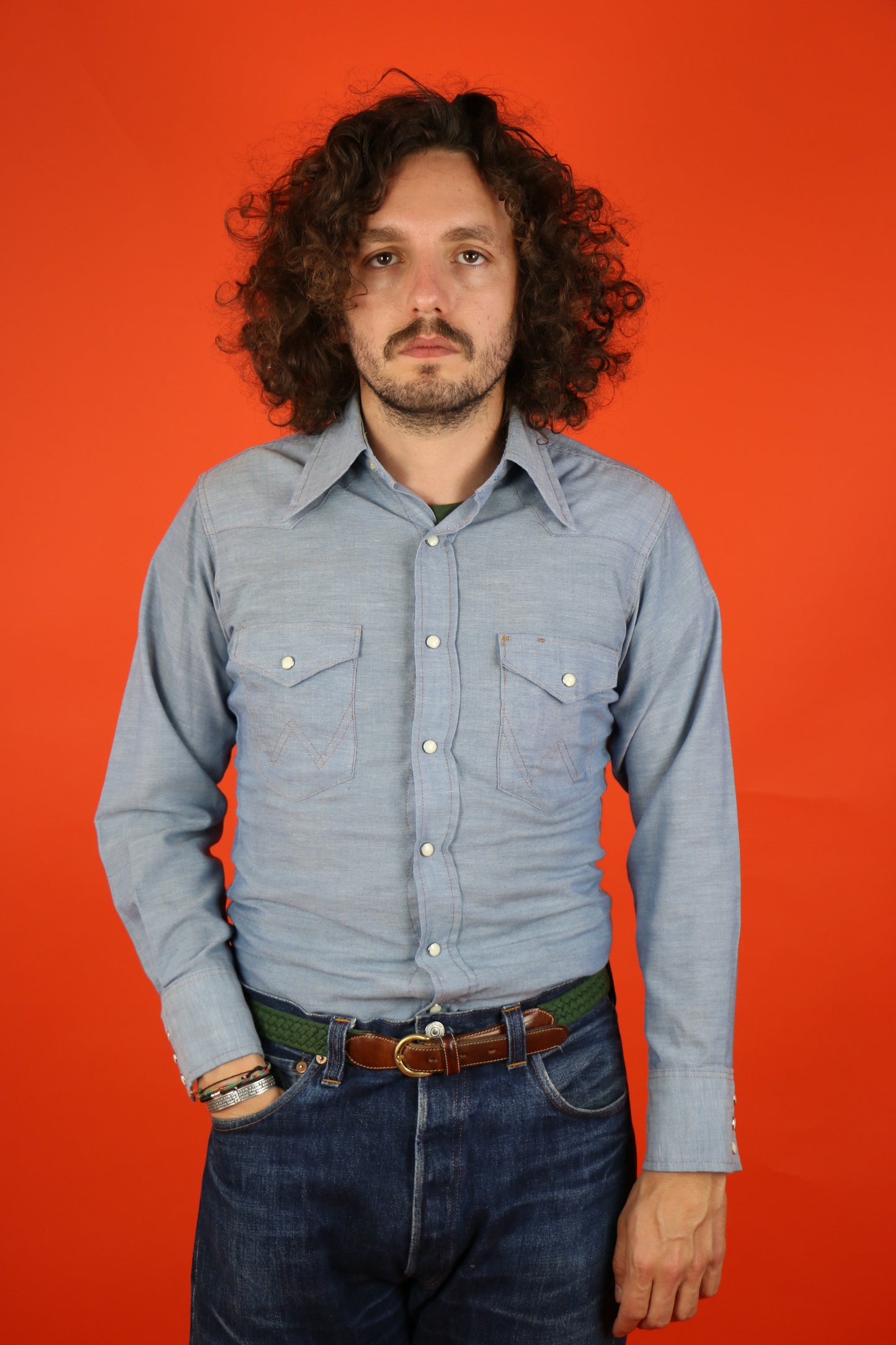 Wrangler Sanforized Shirt - vintage clothing clochard92.com