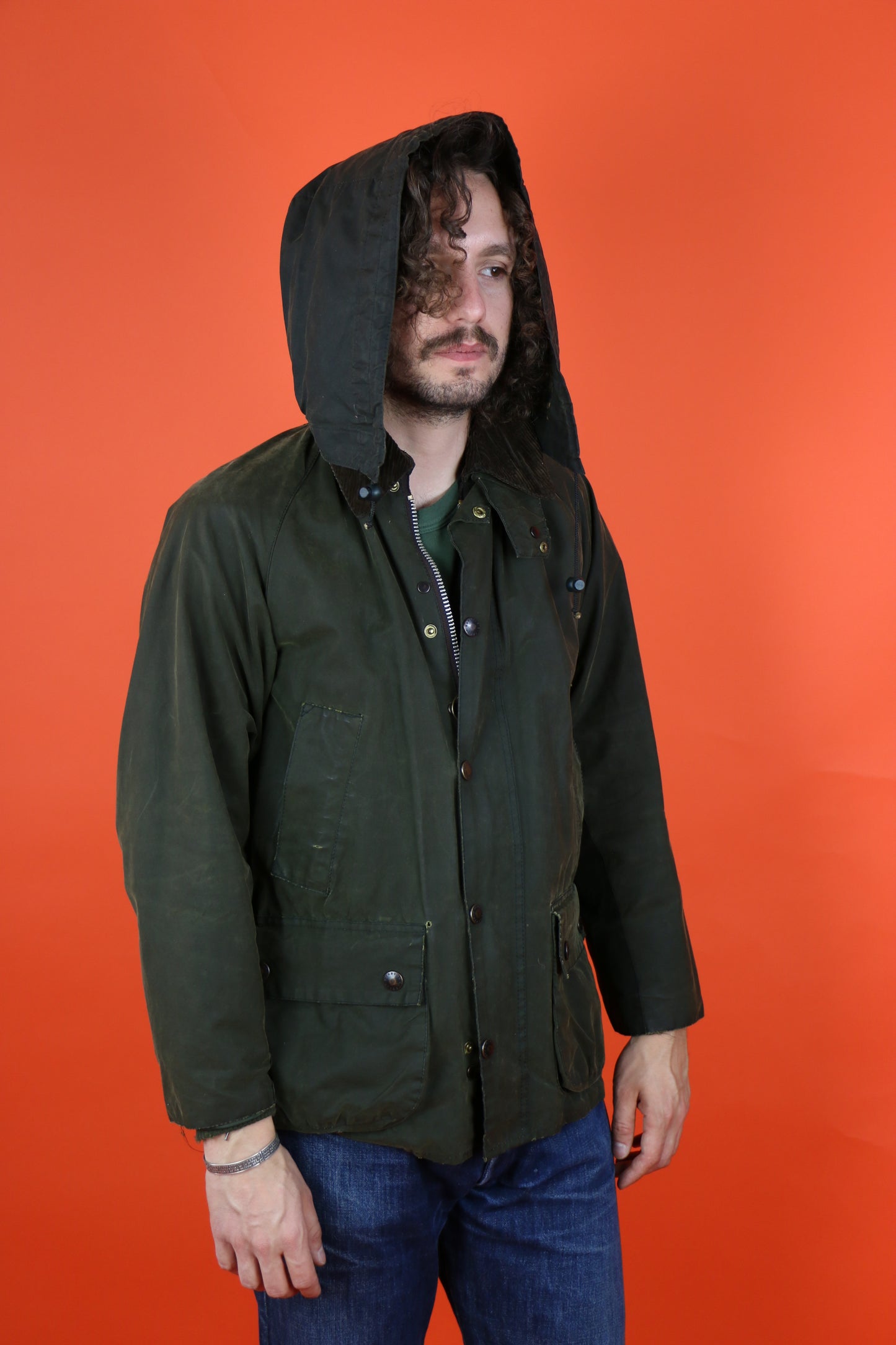 Barbour With Hood - vintage clothing clochard92.com