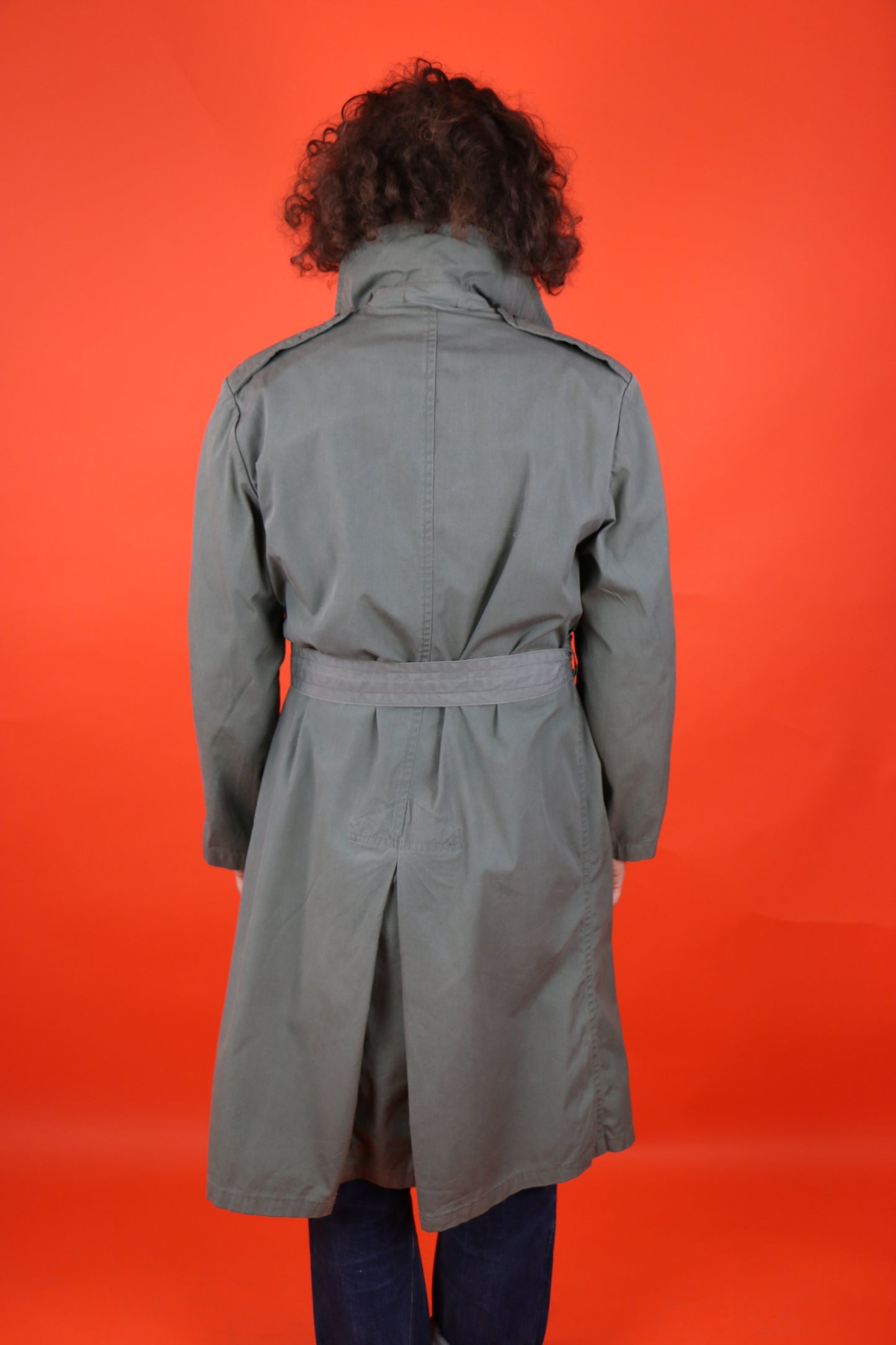 US Army Double Breasted Trench Coat  - vintage clothing clochard92.com