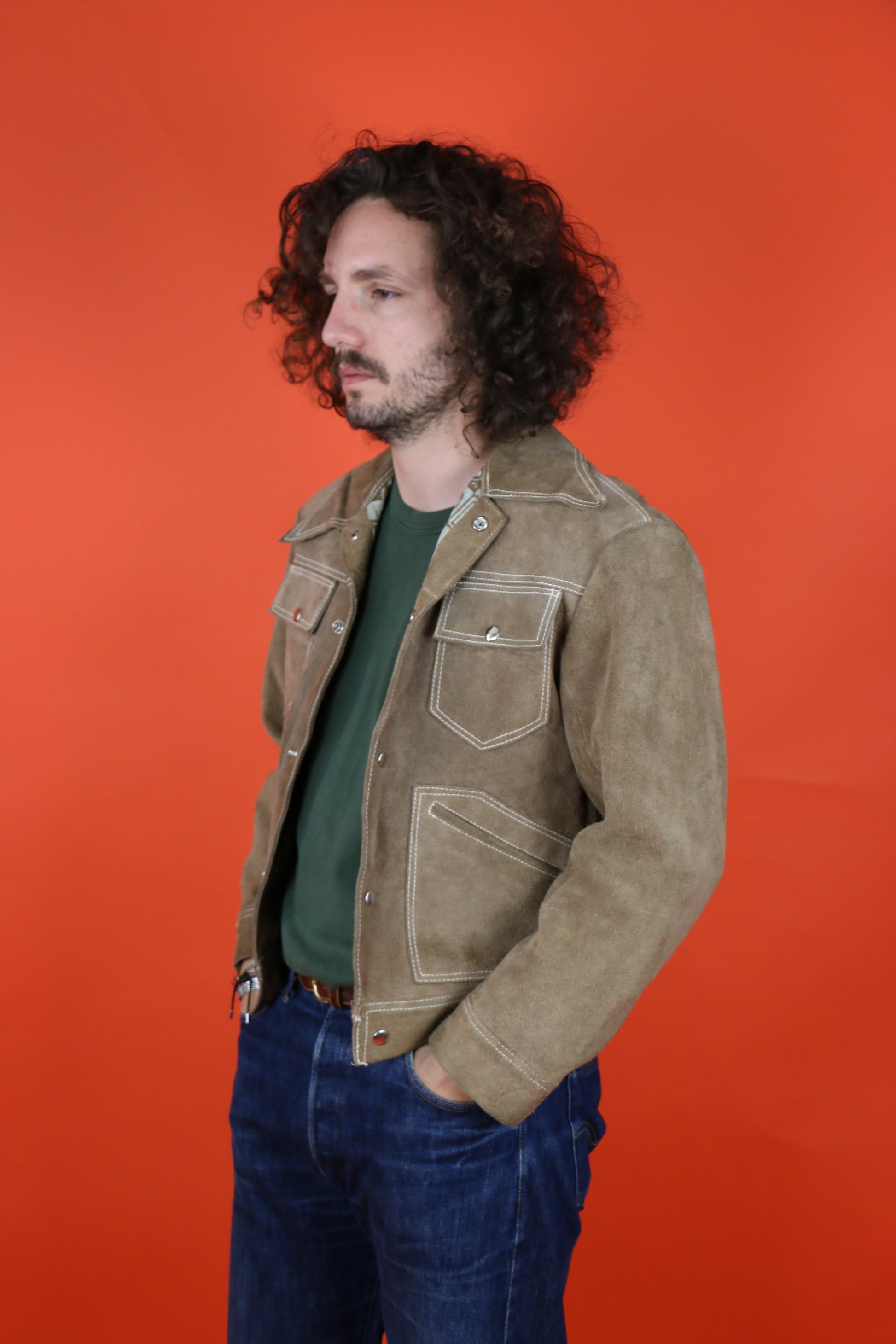 Mexican Leather Jacket 70s Vintage Store