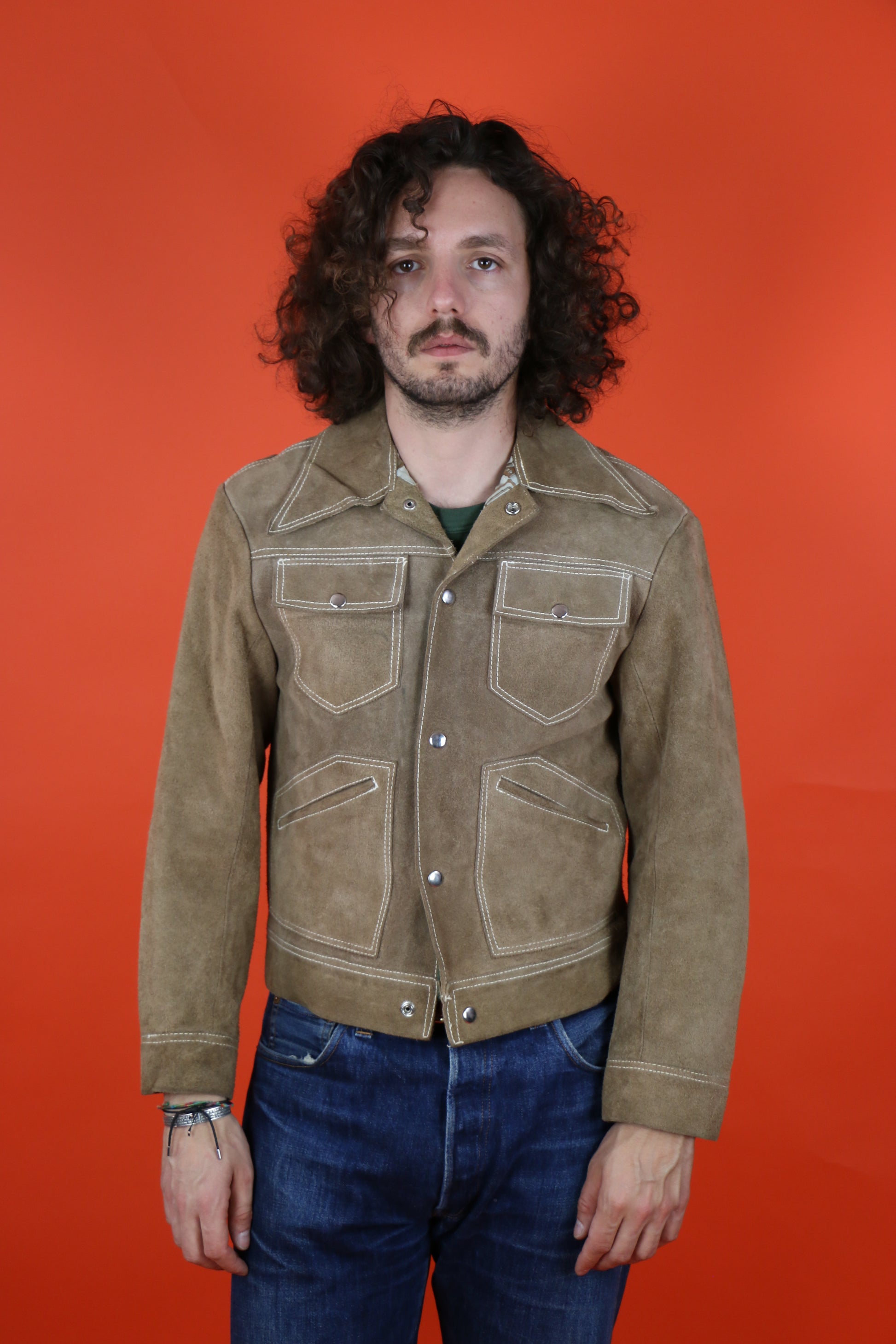 Mexican Leather Jacket 70s - vintage clothing clochard92.com