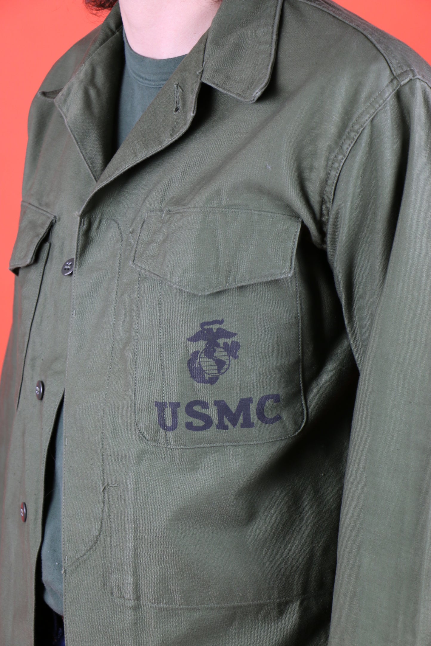 USMC P-57 Utility Uniform Jacket - vintage clothing clochard92.com