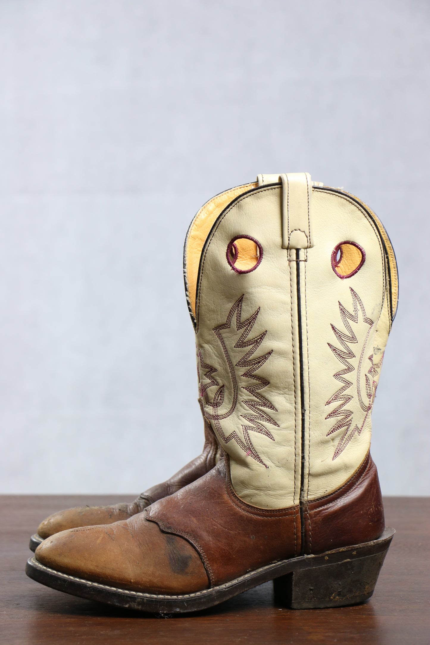 Western Boots two tone, clochard92.com