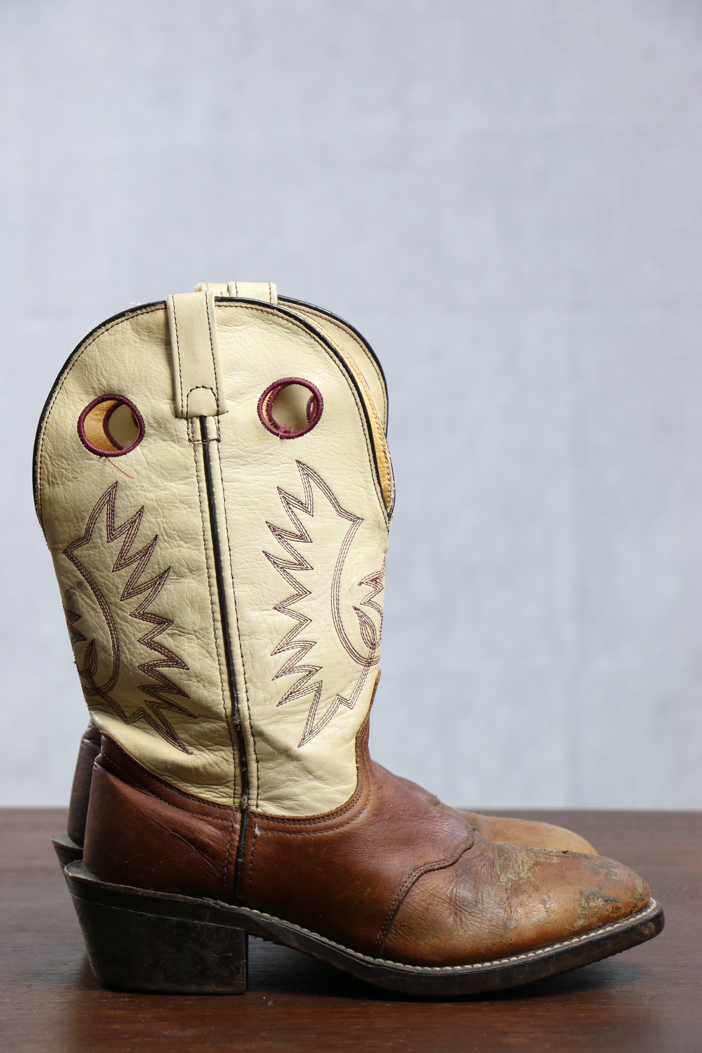 Western Boots two tone, clochard92.com