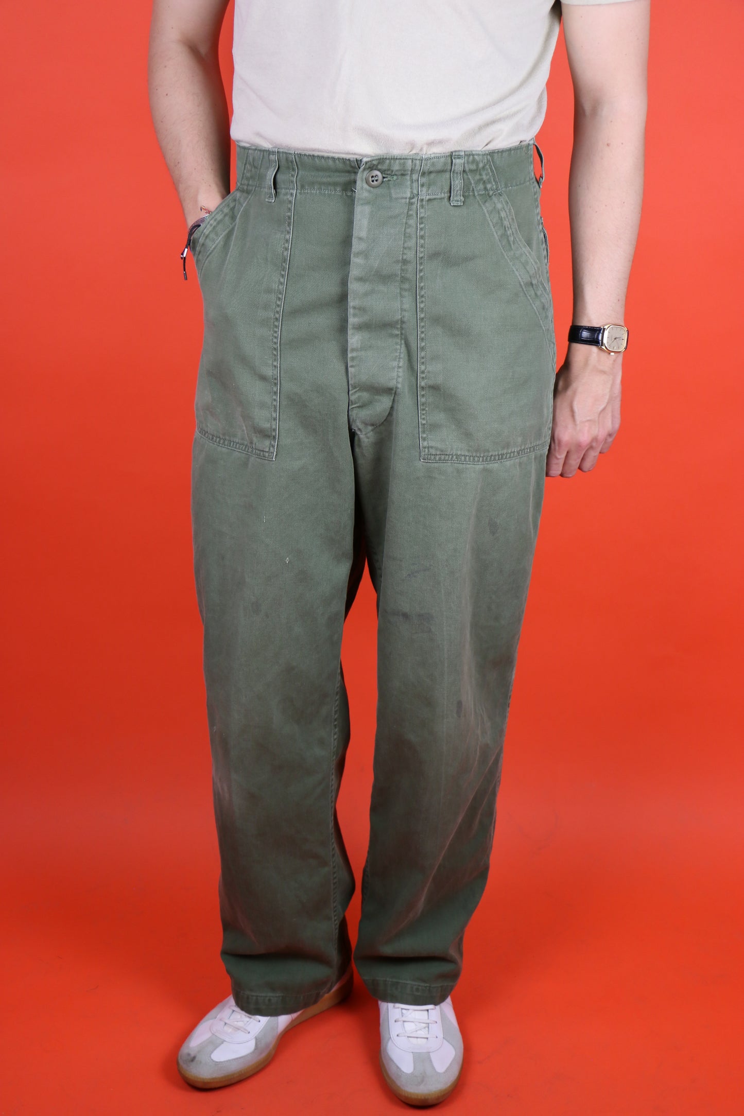 U.S. ARMY OG-107 Fatigue Pants - vintage clothing clochard92.com