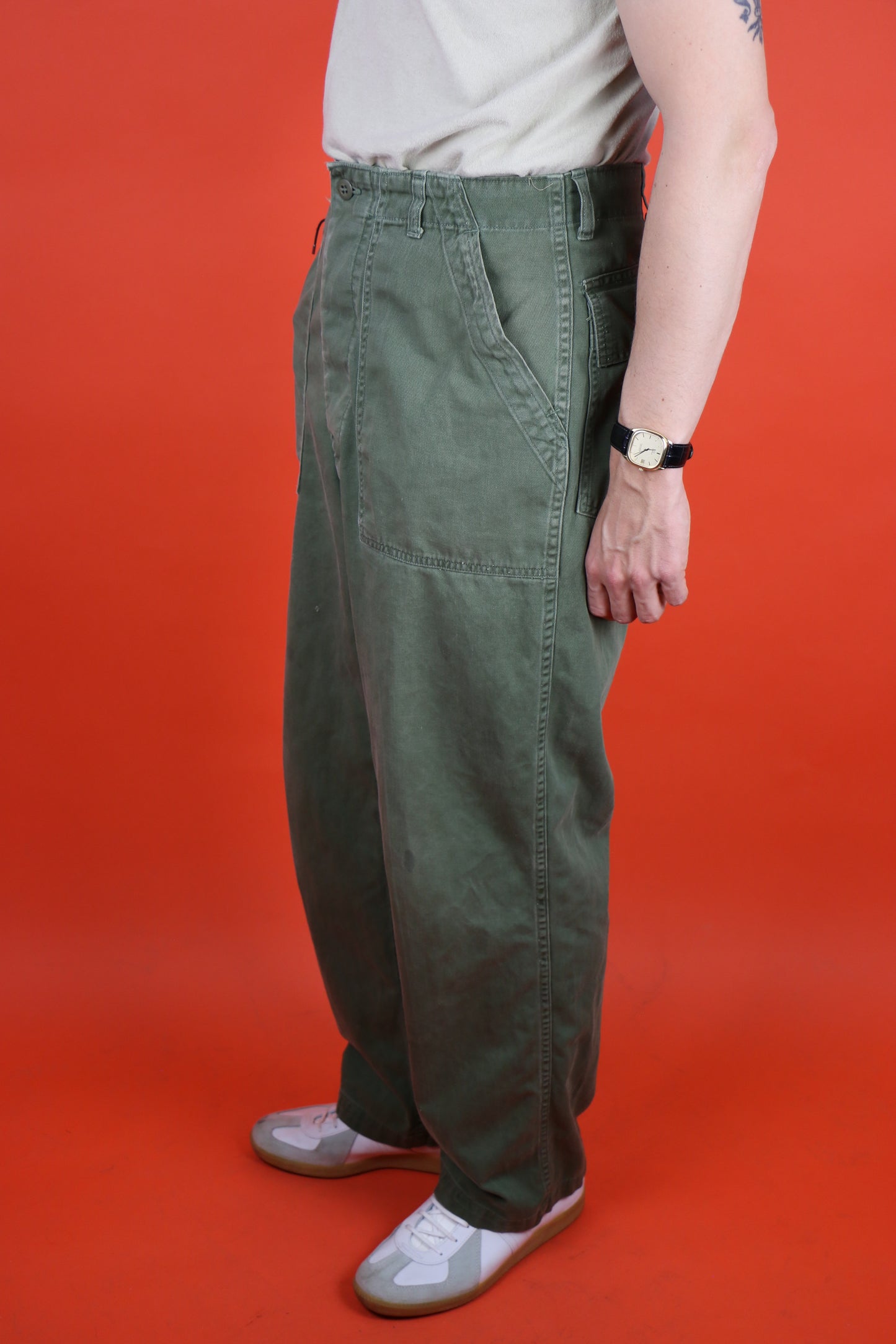 U.S. ARMY OG-107 Fatigue Pants - vintage clothing clochard92.com