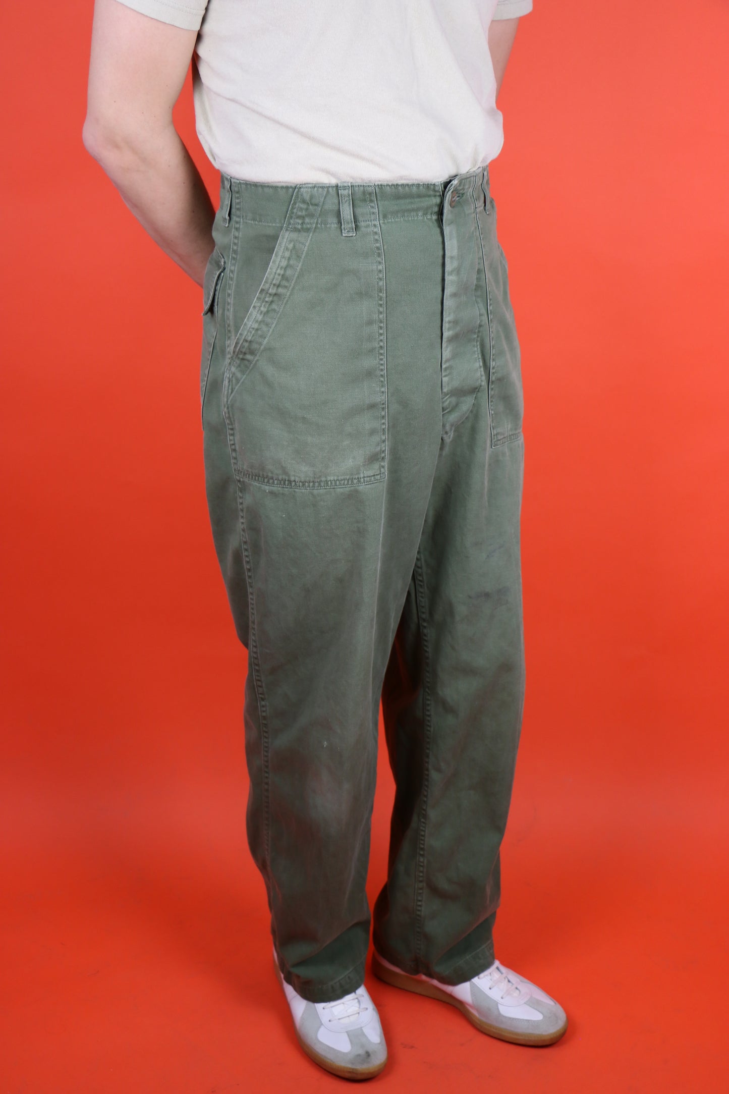 U.S. ARMY OG-107 Fatigue Pants - vintage clothing clochard92.com