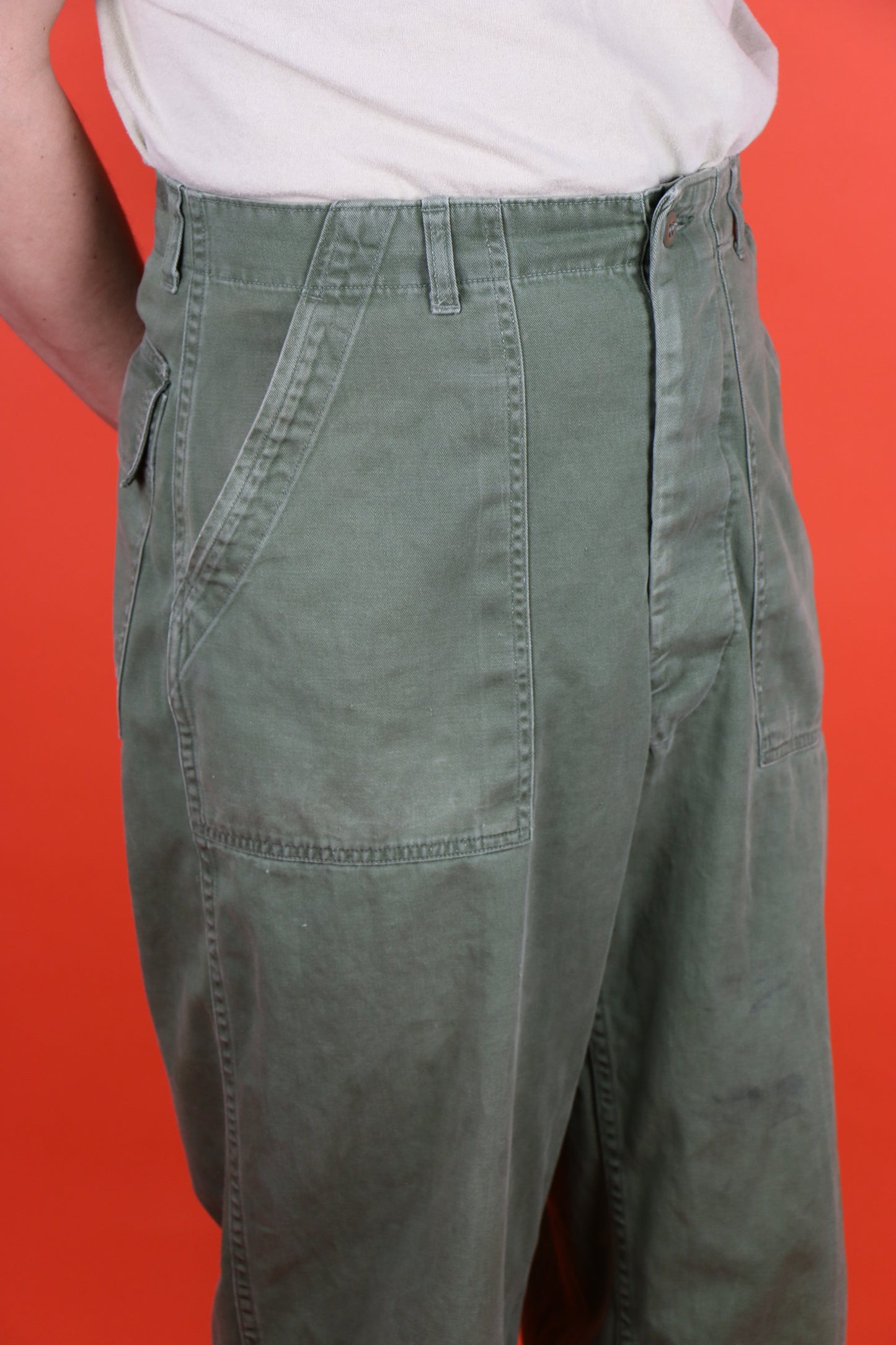 U.S. ARMY OG-107 Fatigue Pants - vintage clothing clochard92.com