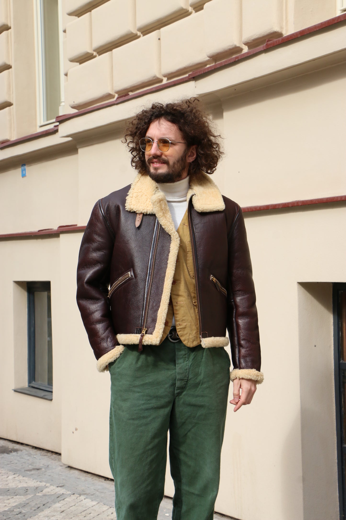 Aero Leather D-1 Jacket Vintage Store - Main Image