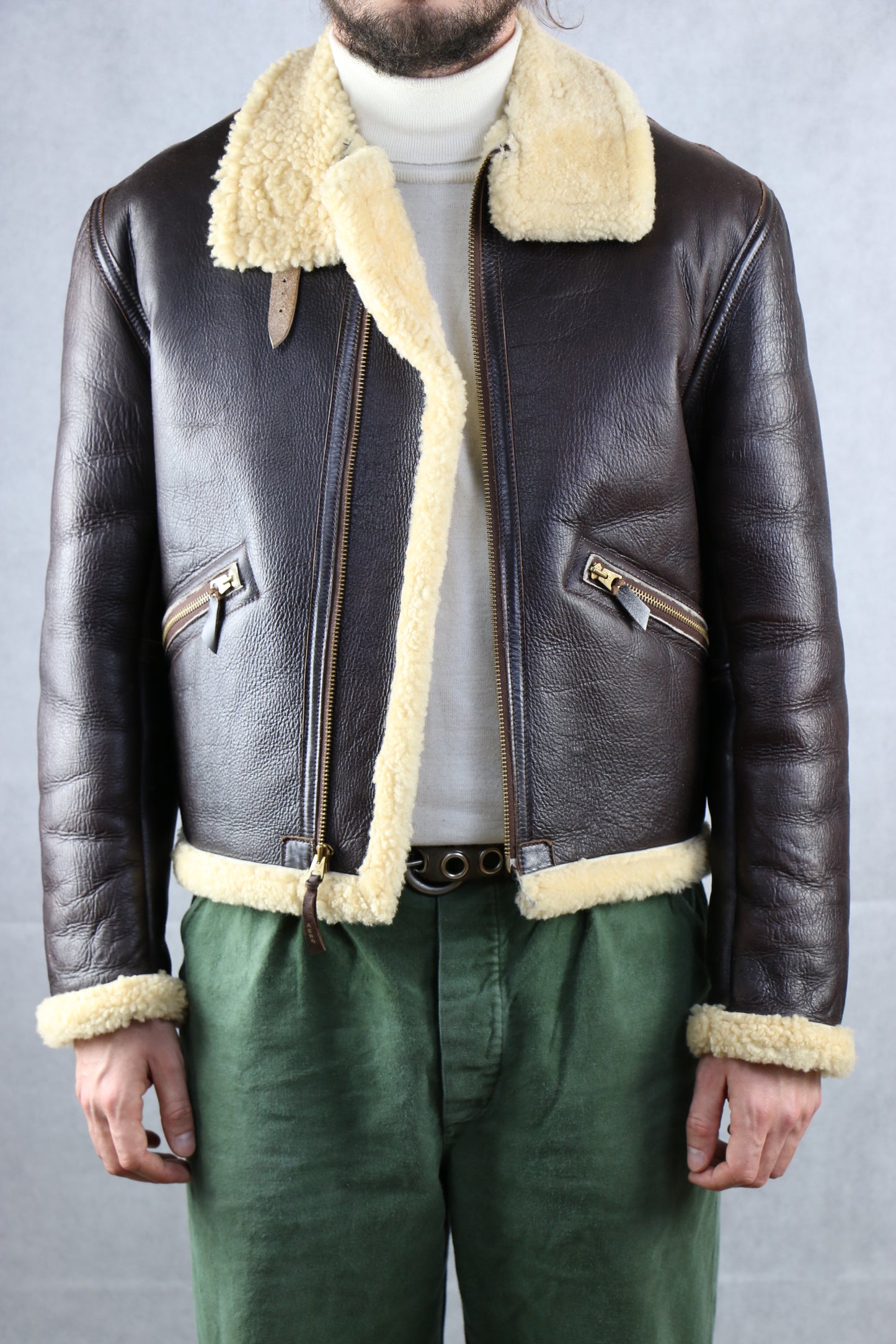 Aero Leather D-1 Jacket - vintage clothing clochard92.com