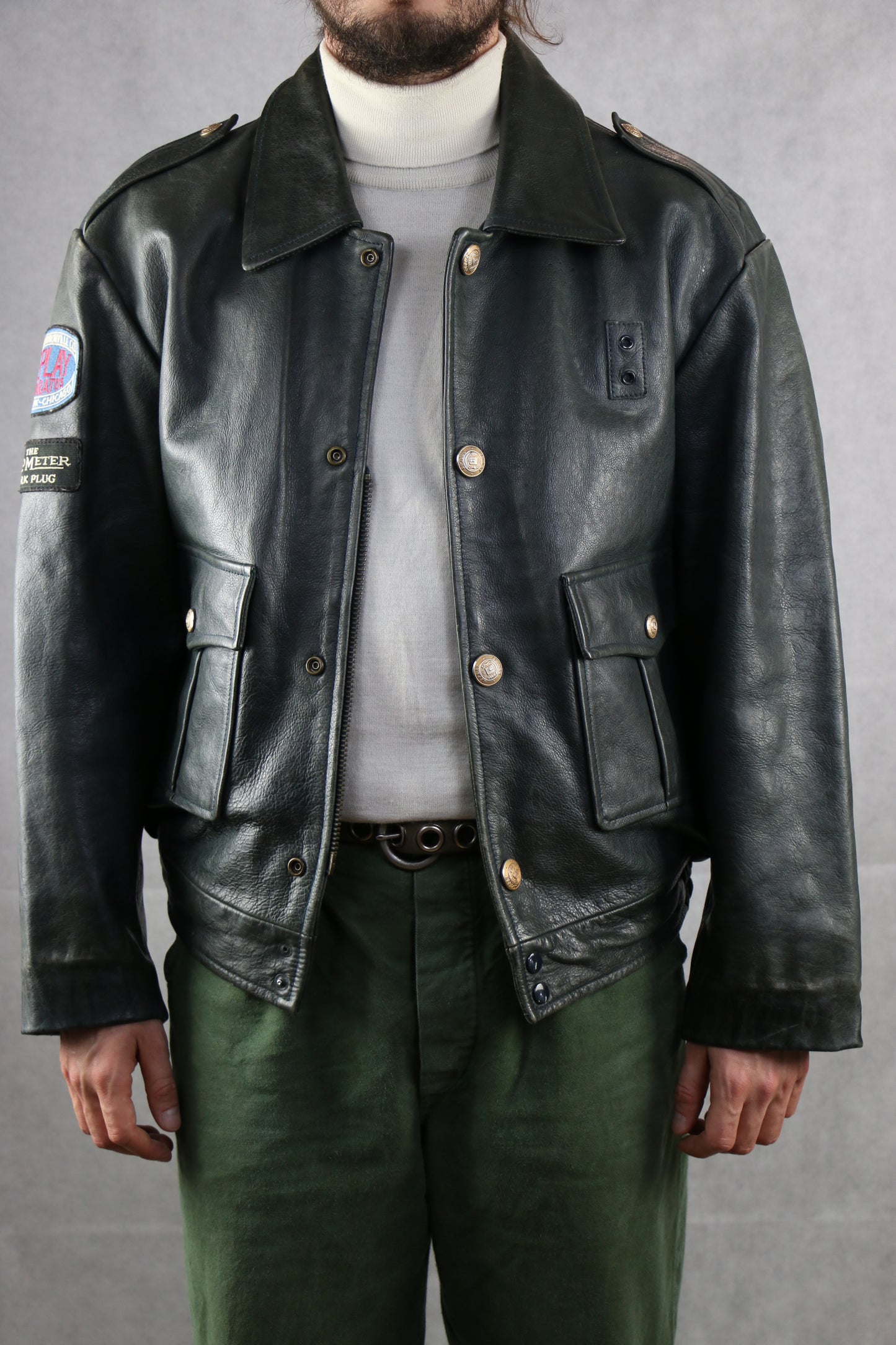 Replay Leather Jacket 1981 - vintage clothing clochard92.com