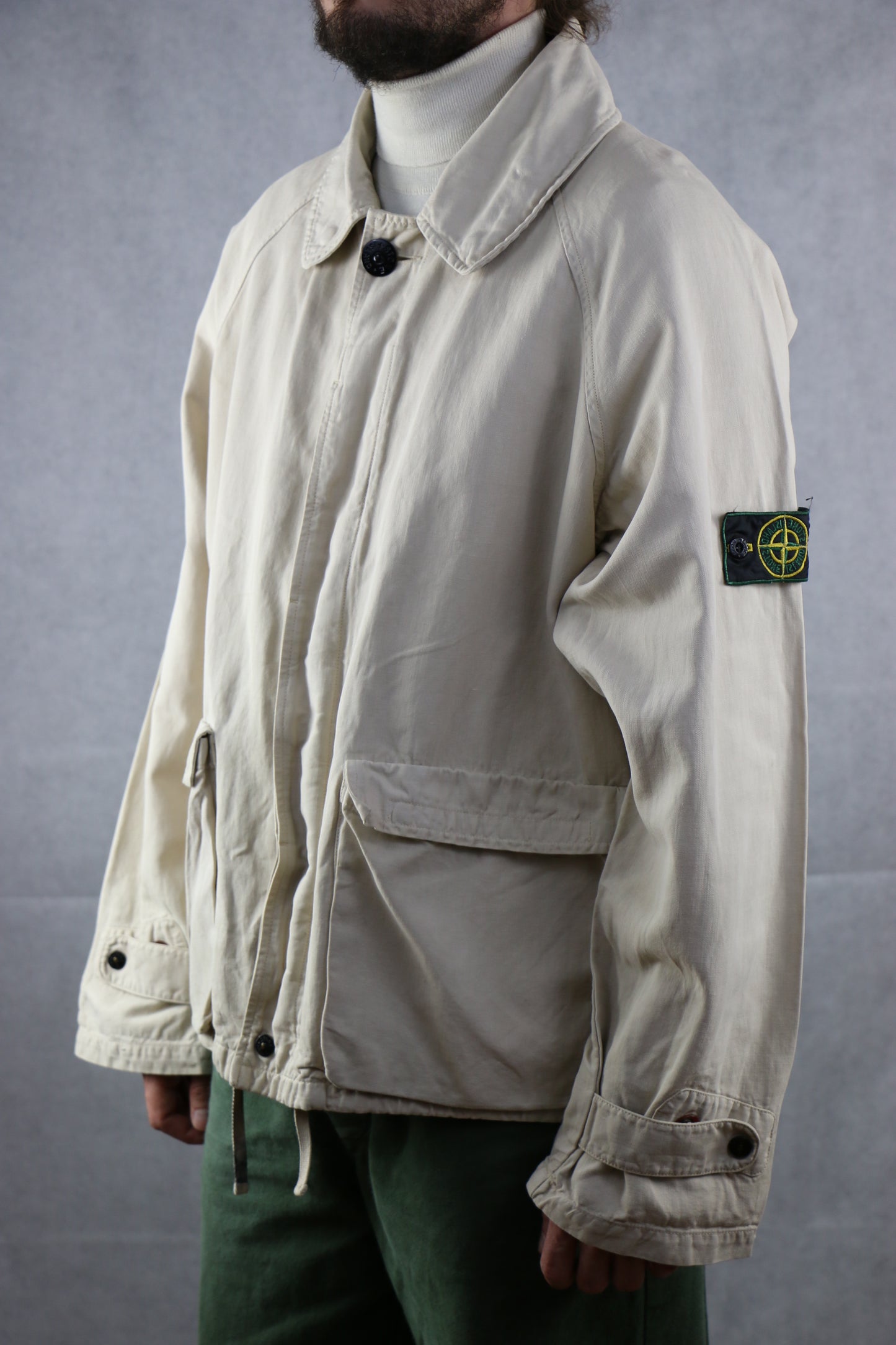 Stone Island Leinen Jacket - vintage clothing clochard92.com
