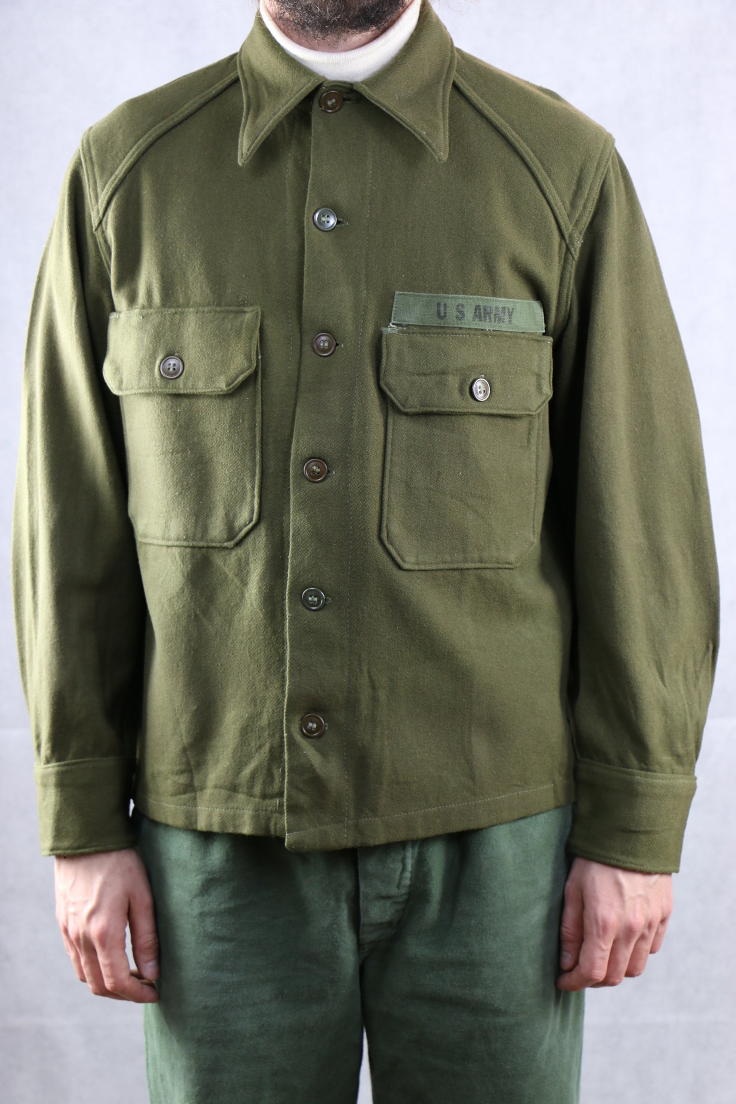 U.S. Army OG-108 Shirt - vintage clothing clochard92.com