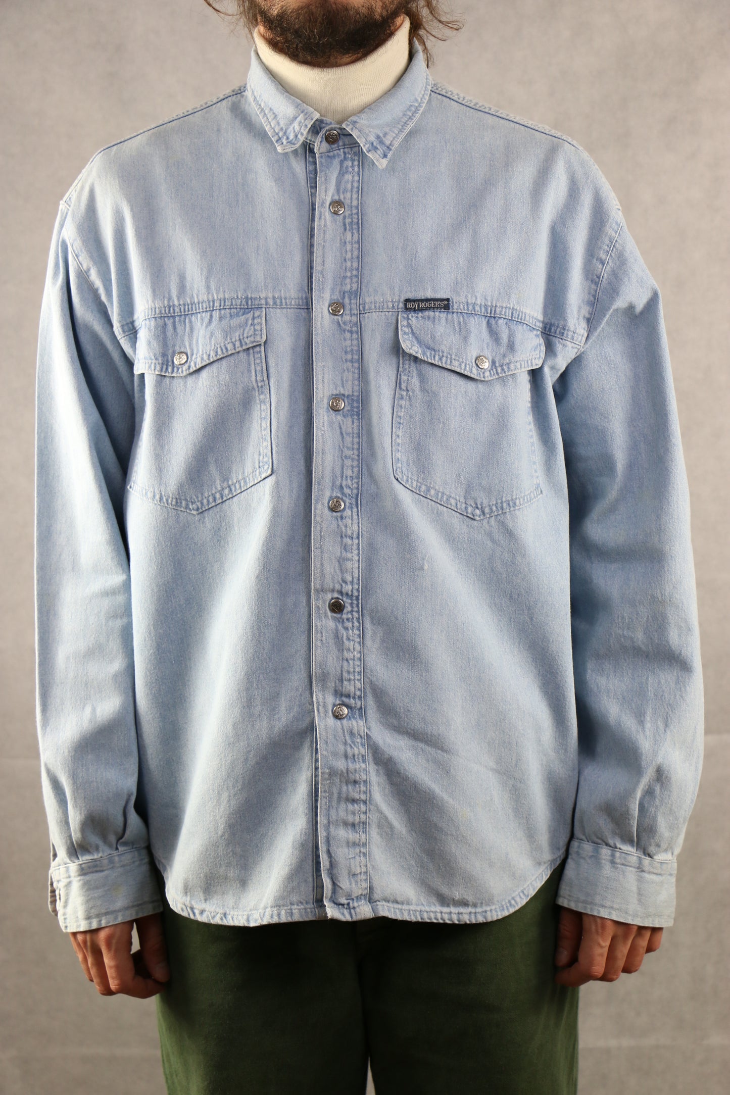 Roy Rogers Denim Shirt - vintage clothing clochard92.com