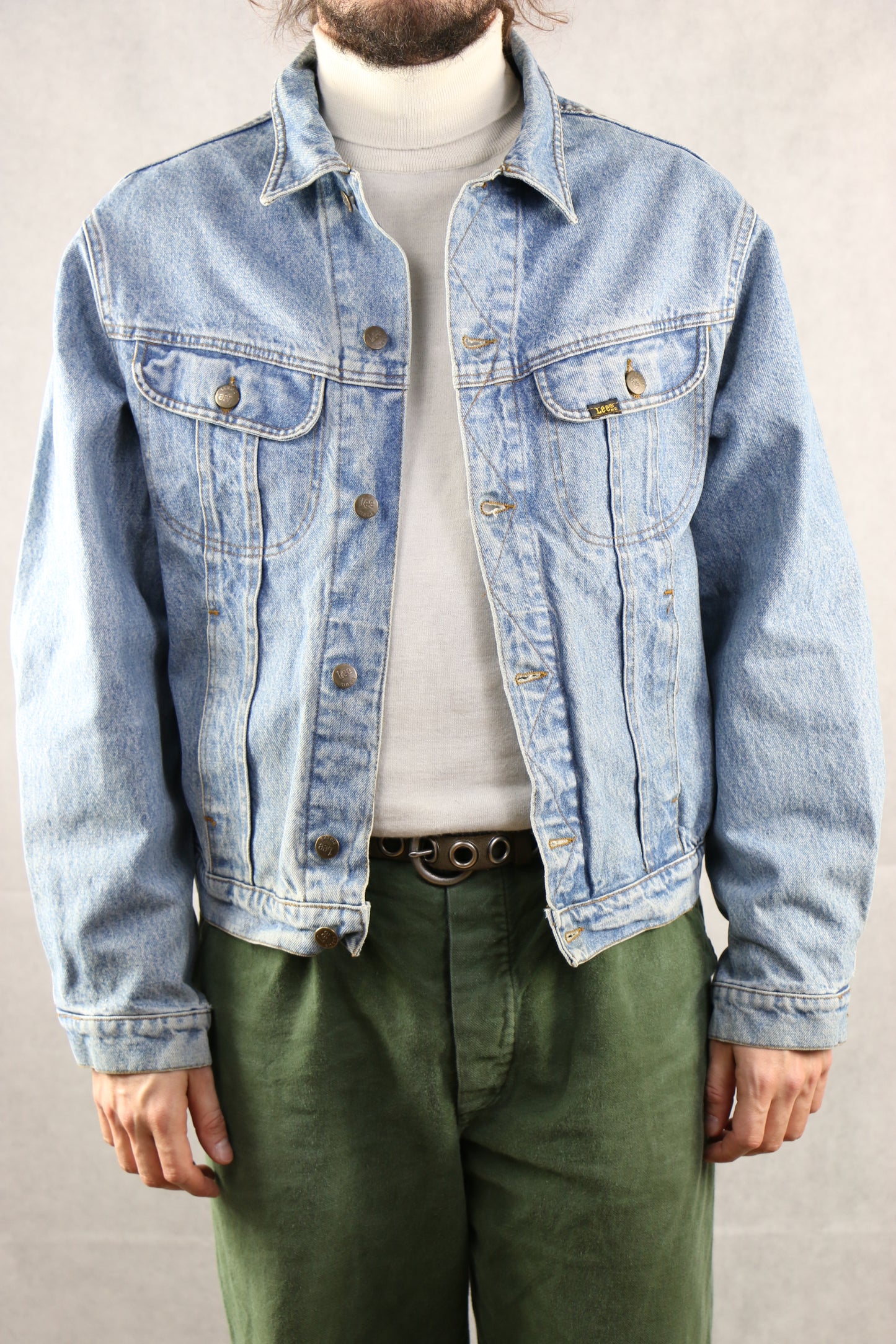 Lee Riders Denim Jacket Kansas USA - vintage clothing clochard92.com