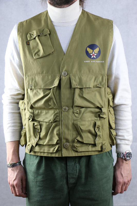 U.S. Army Air Force Vest Alpha Industries  - vintage clothing clochard92.com