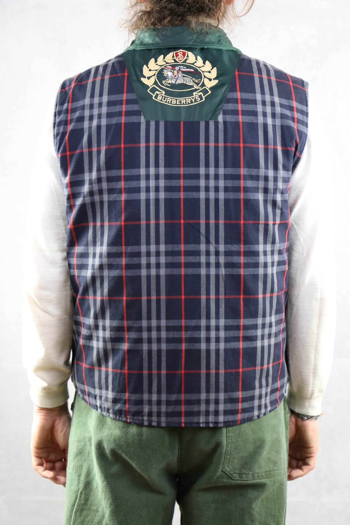Burberrys' Vest Duble Face - vintage clothing clochard92.com