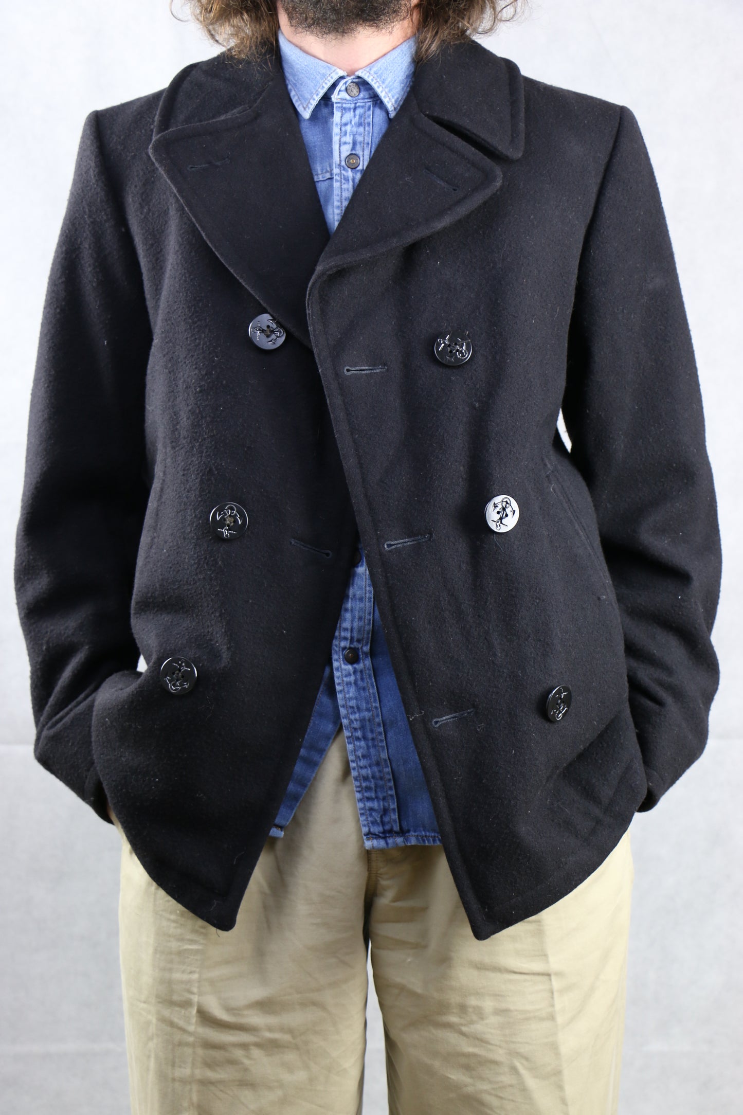 Peacoat 8 Buttons - vintage clothing clochard92.com