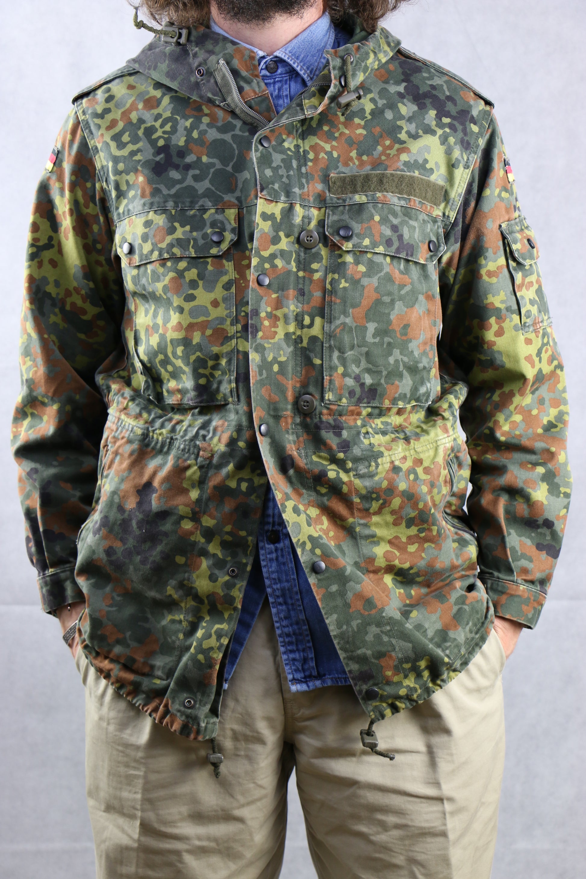 German Army Camo Jacket - vintage clothing clochard92.com