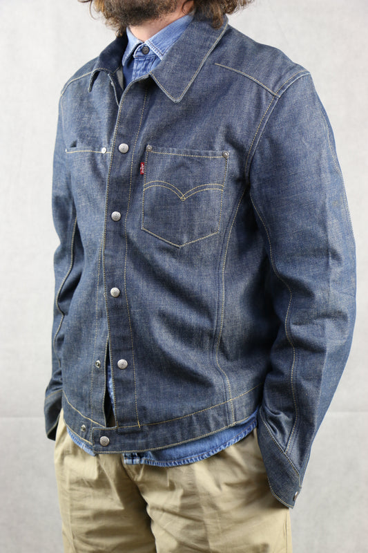 Levi's 'Engineer' Denim Jacket M - vintage clothing clochard92.com