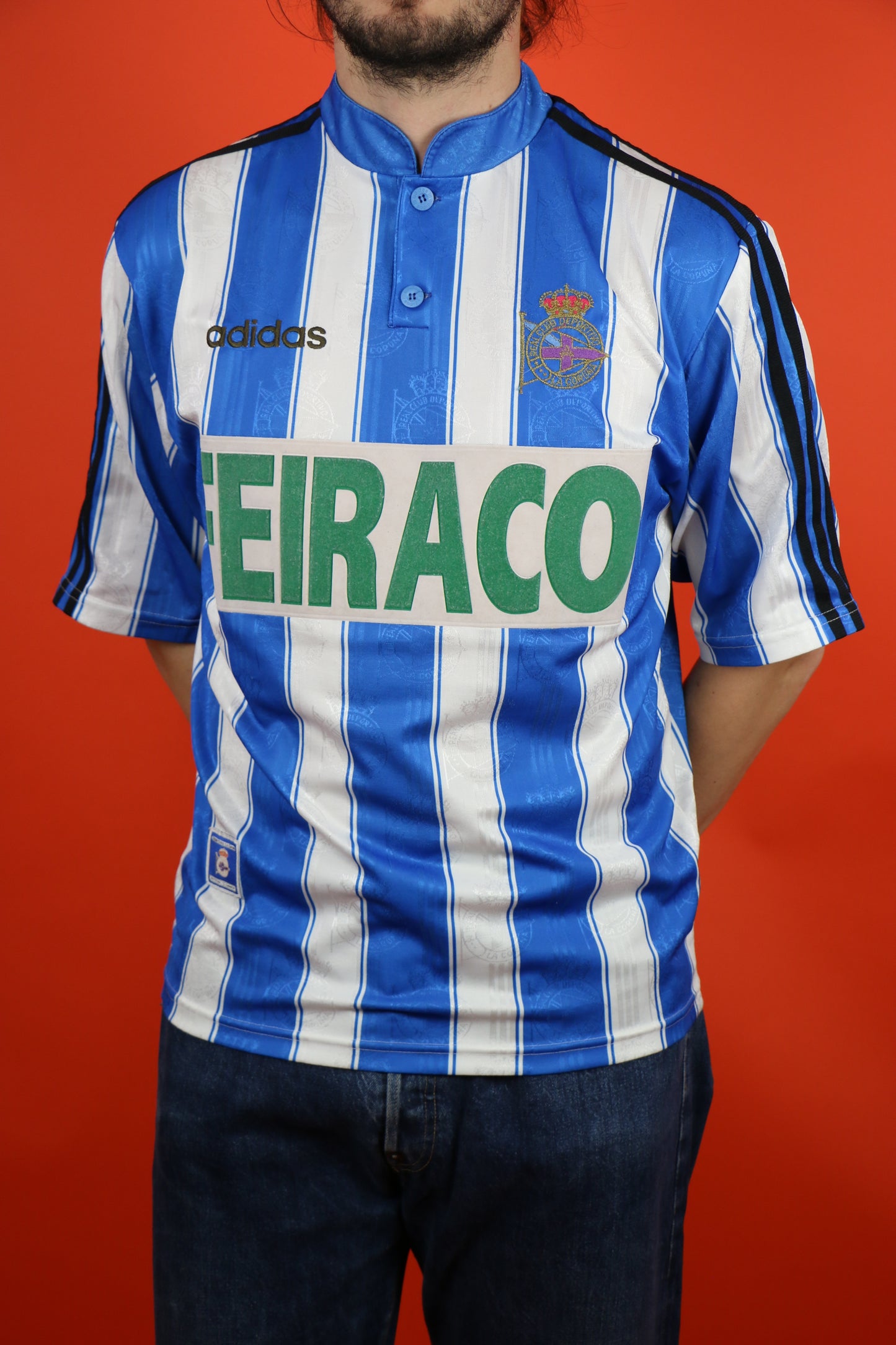 Adidas Jersey Deportivo La Coruna 1997 - vintage clothing clochard92.com