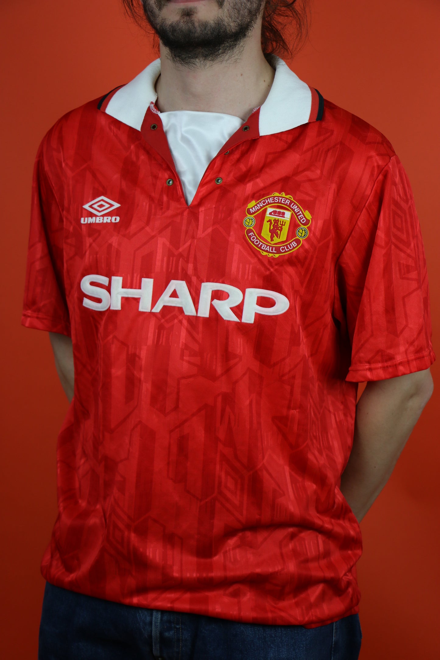  Manchester United Jersey 1993 - vintage clothing clochard92.com