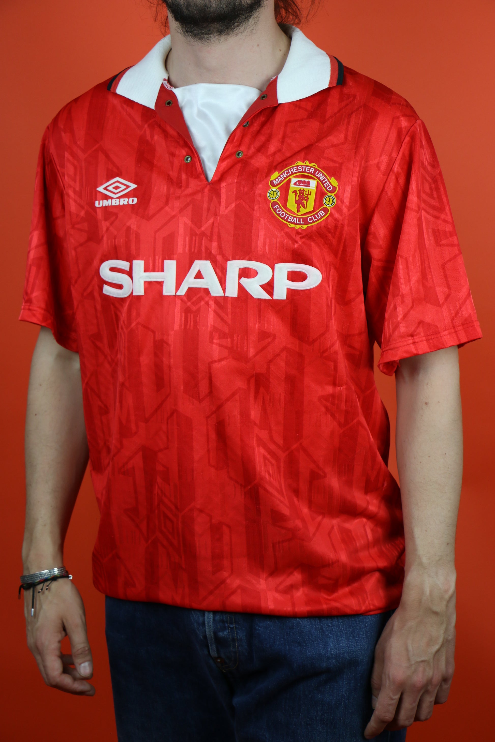  Manchester United Jersey 1993 - vintage clothing clochard92.com