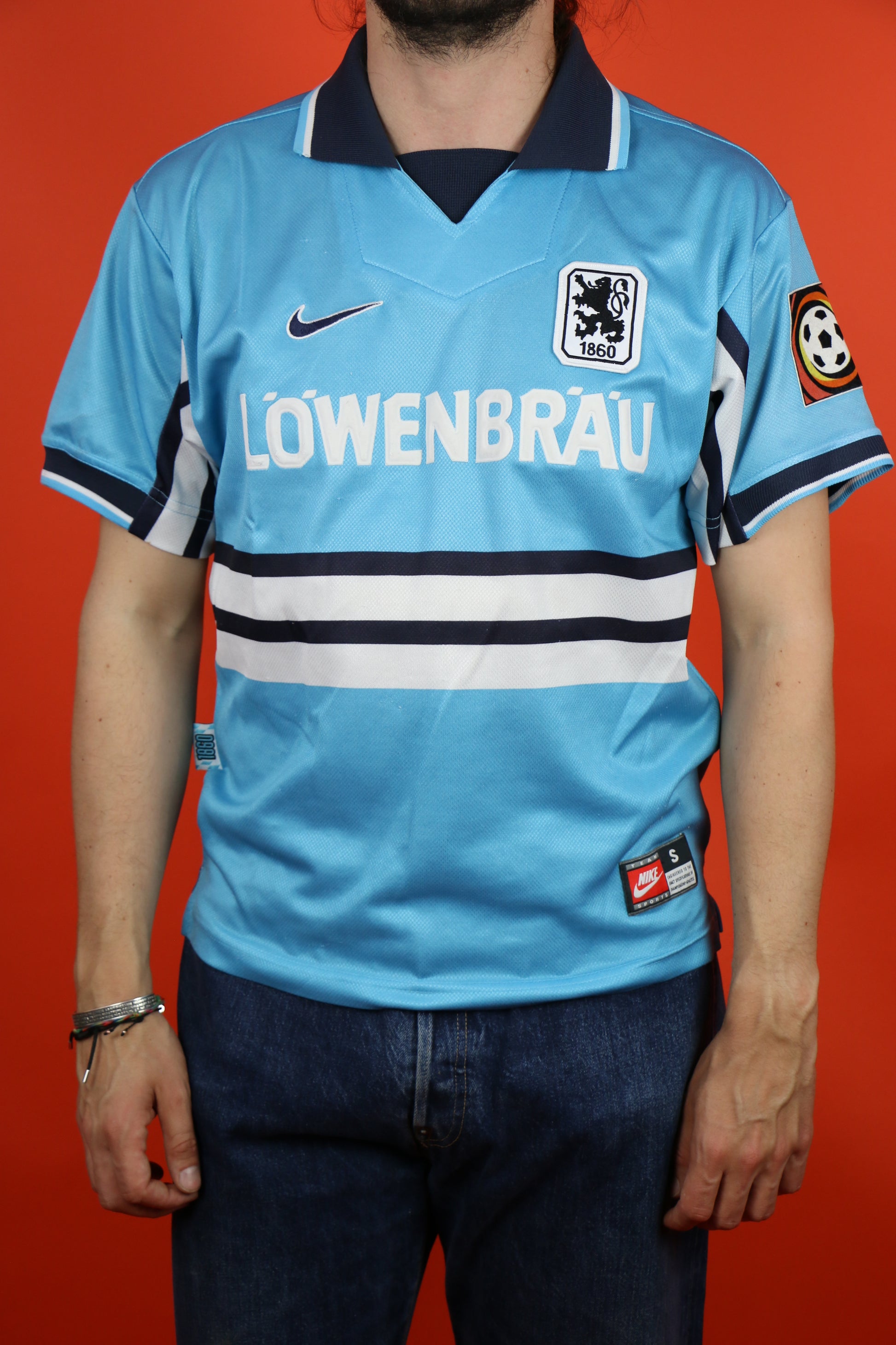 1860 Munich Away football shirt 1997 - 1998.