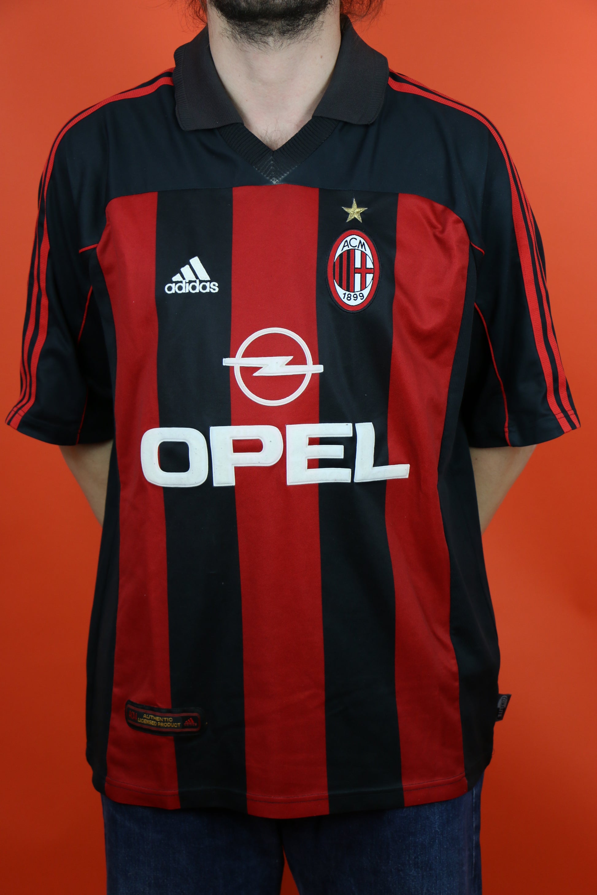 AC Milan Football Jersey 2000 - vintage clothing clochard92.com