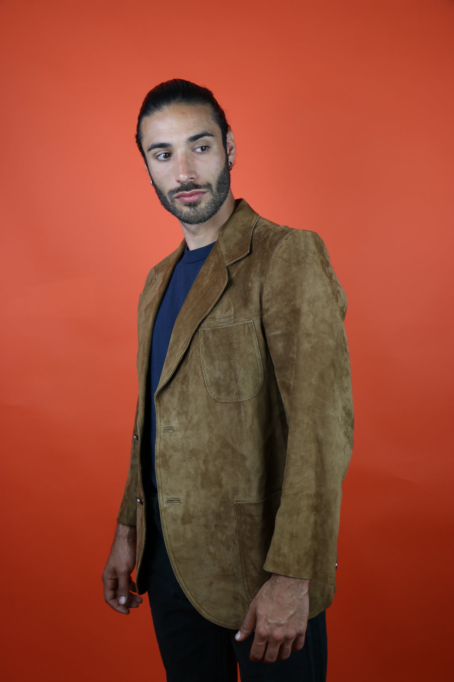 Suede Blazer - vintage clothing clochard92.com