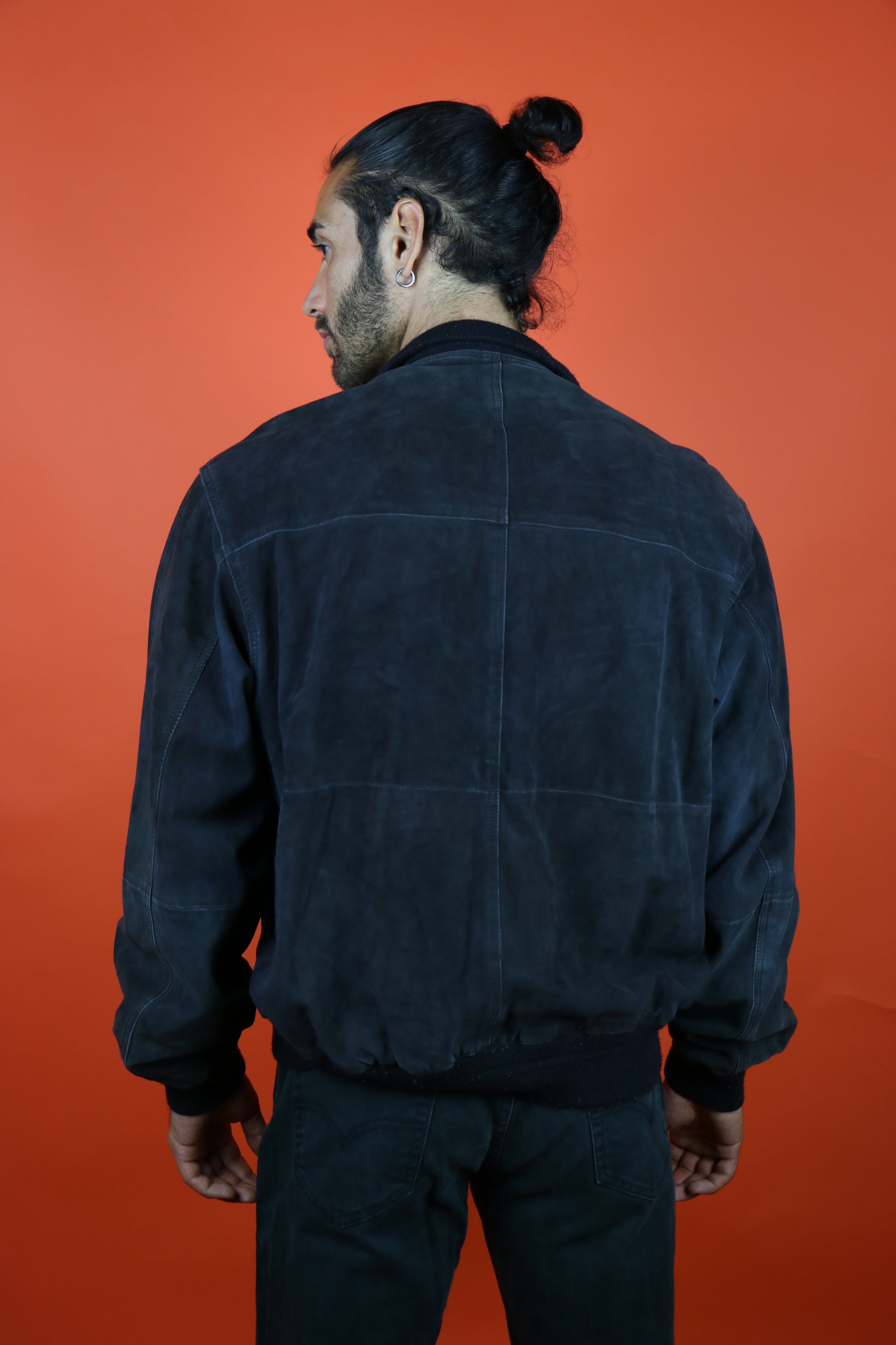 Suede Leather Jacket - vintage clothing clochard92.com