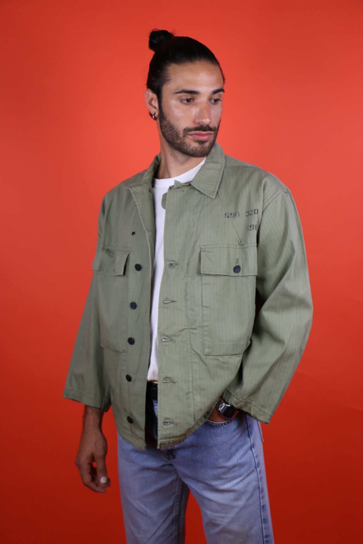 U.S. Army HBT P-43 Jacket - vintage clothing clochard92.com