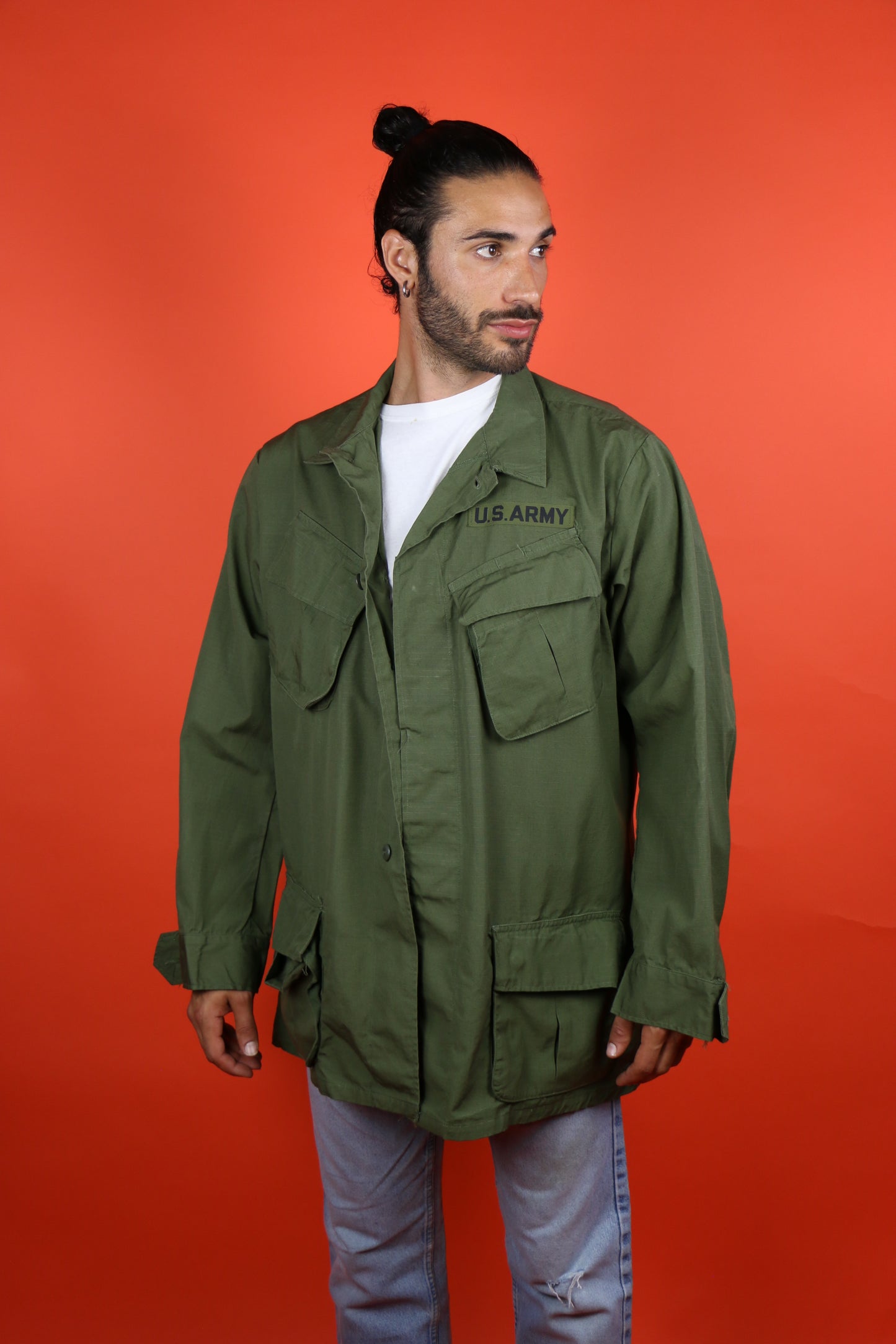 U.S. Army Jungle Jacket 3rd Pattern Deadstock Size - vintage clothing clochard92.com