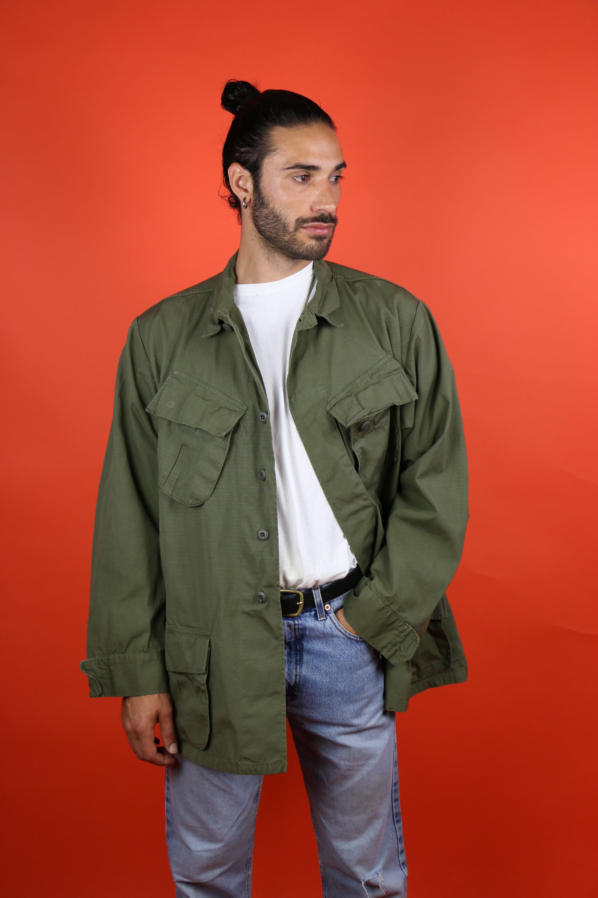 OG-107 Jungle Jacket 1-st pattern deadstock 'L' - vintage clothing clochard92.com