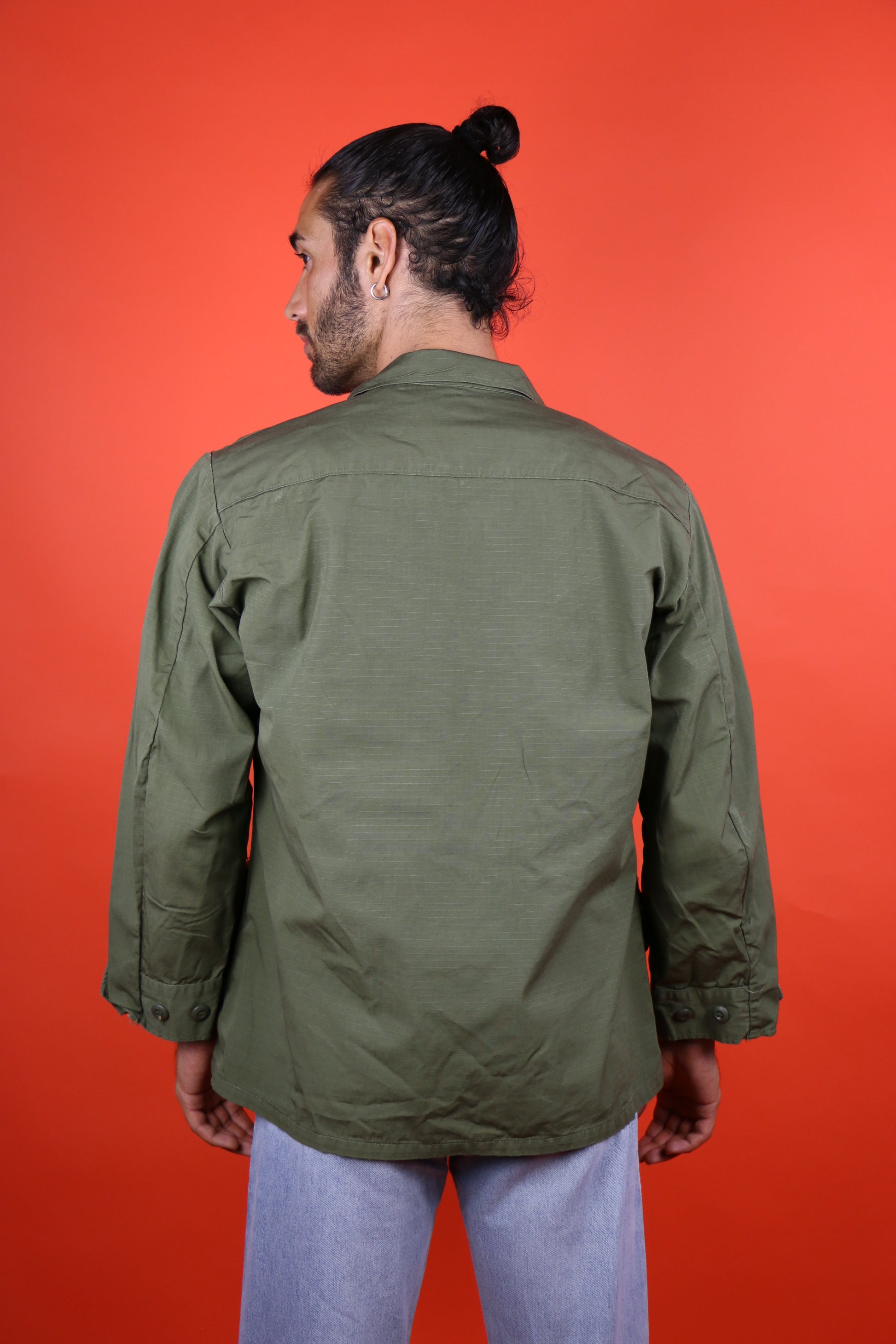 Jungle Jacket Tropical Size Medium Short - vintage clothing clochard92.com