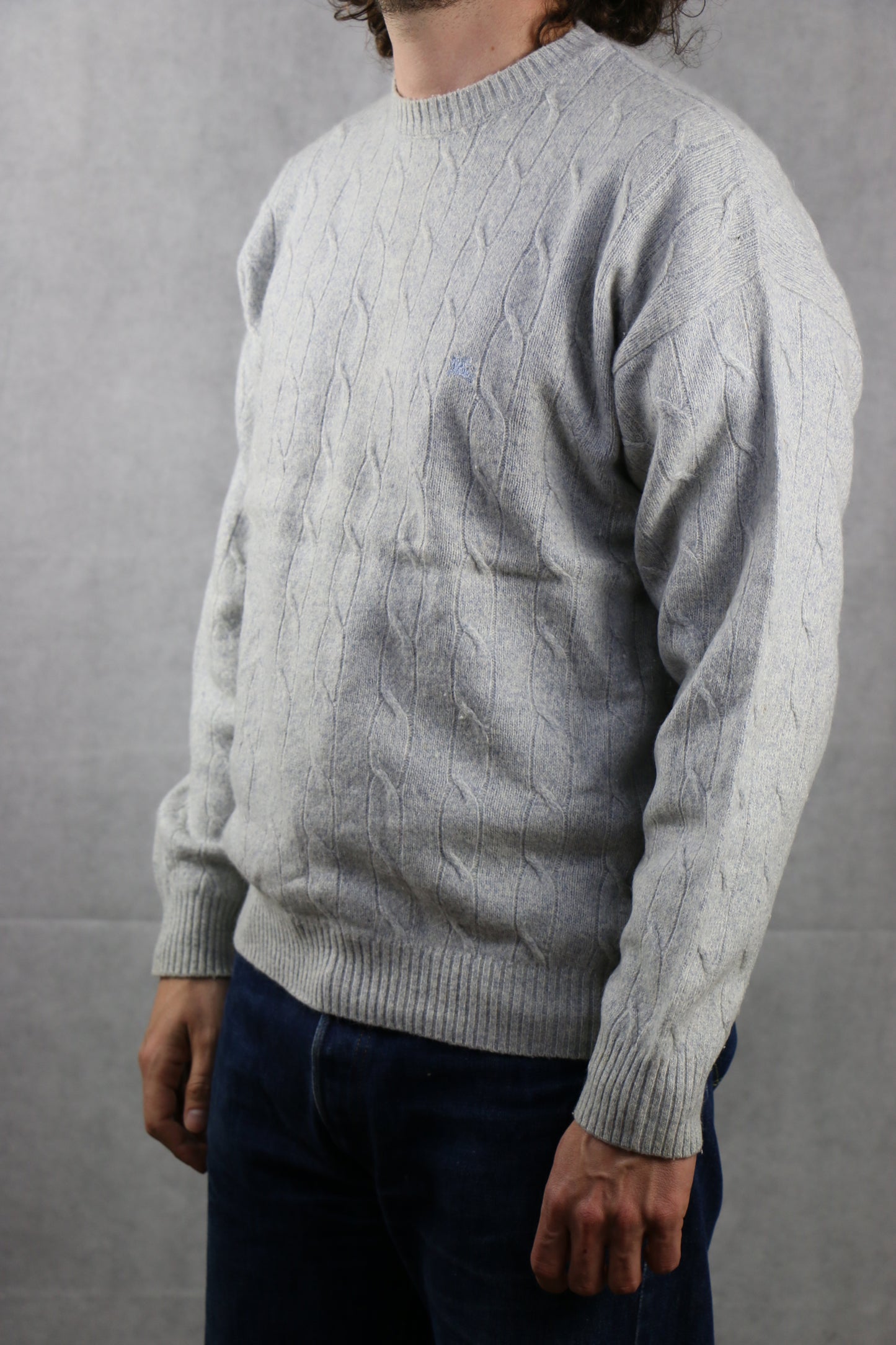 Burberrys' Gray Sweater - vintage clothing clochard92.com