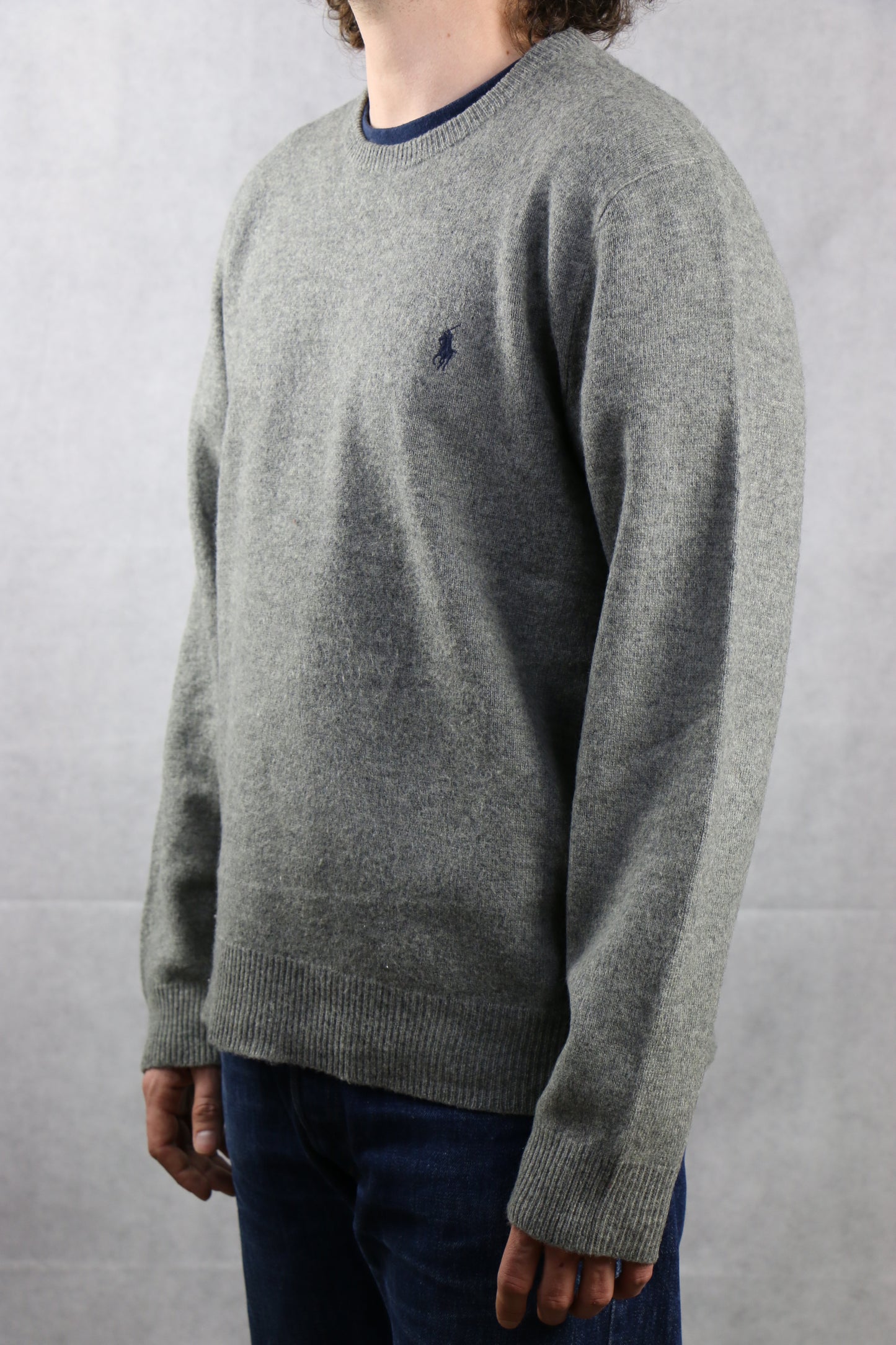 Ralph Lauren Grey Sweater - vintage clothing clochard92.com