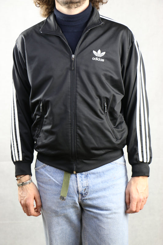 Adidas Track Jacket Classic Black - vintage clothing clochard92.com