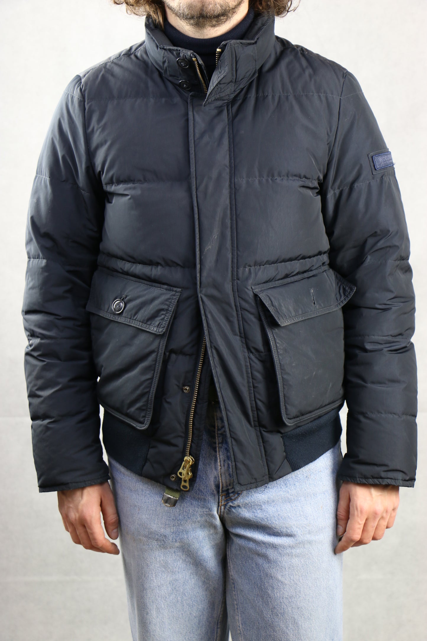 Woolrich Down Bomber  - vintage clothing clochard92.com