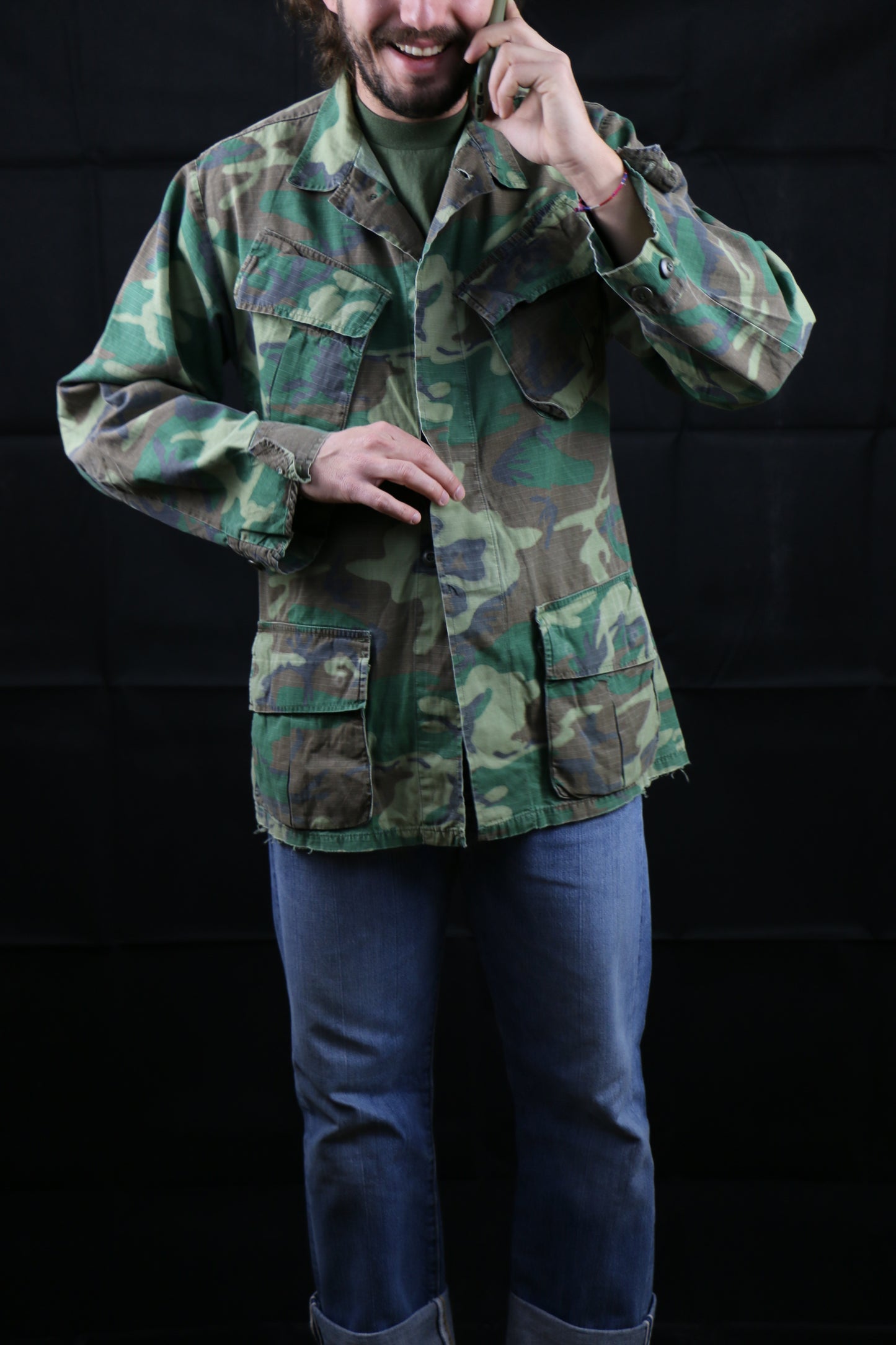 JUNGLE JACKET CAMO 1970, clochard92.com