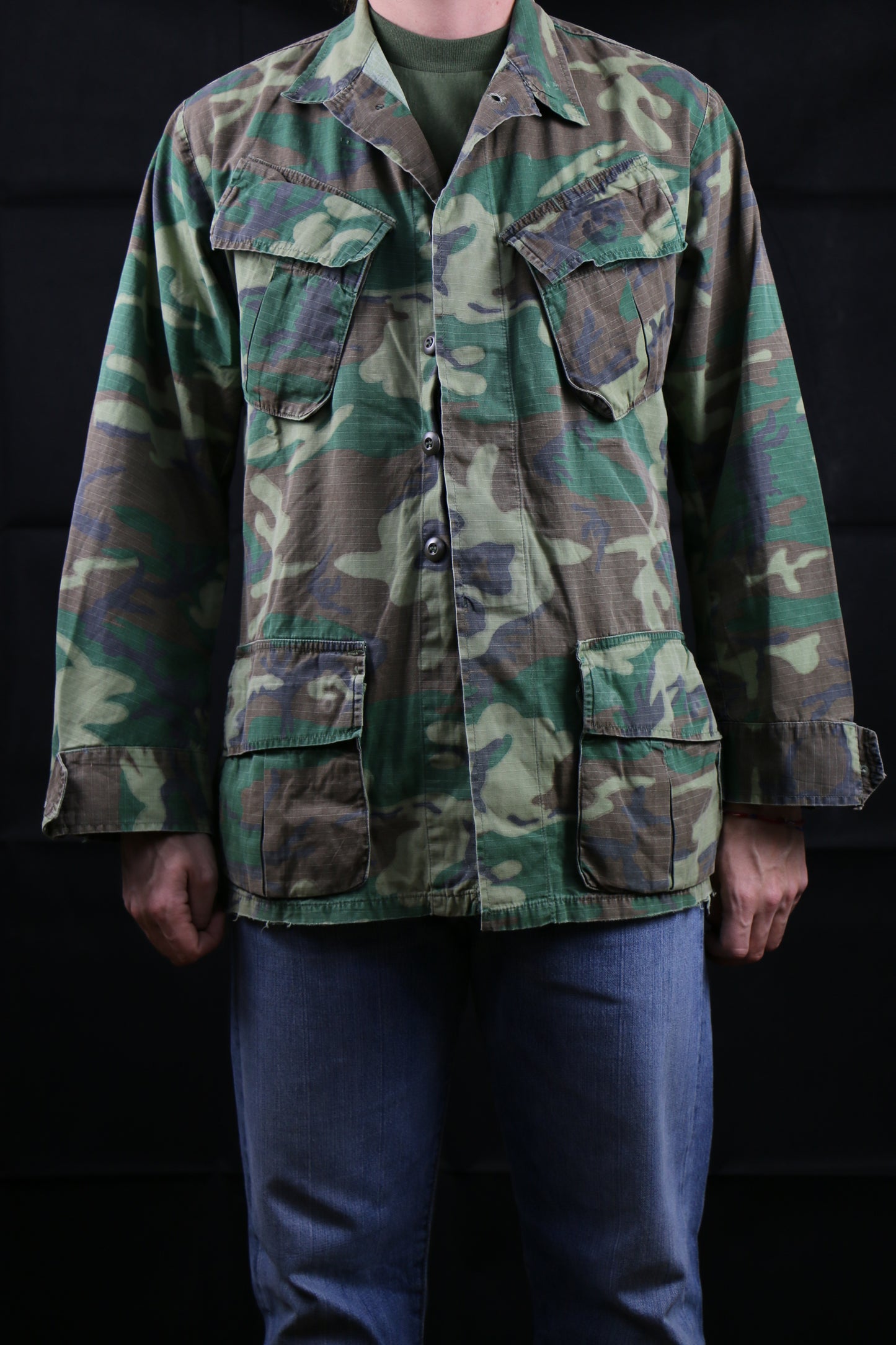 JUNGLE JACKET CAMO 1970, clochard92.com