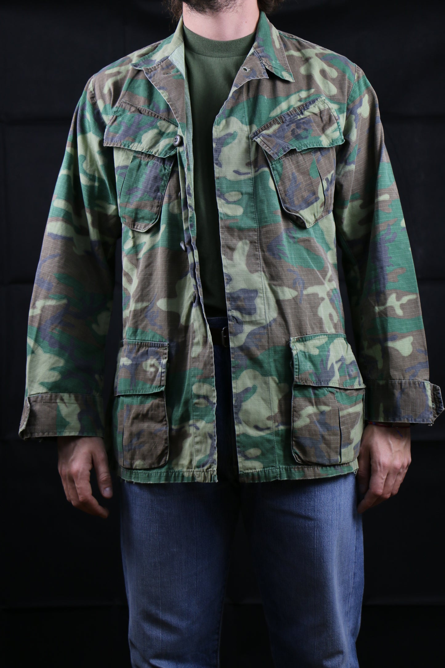 JUNGLE JACKET CAMO 1970, clochard92.com