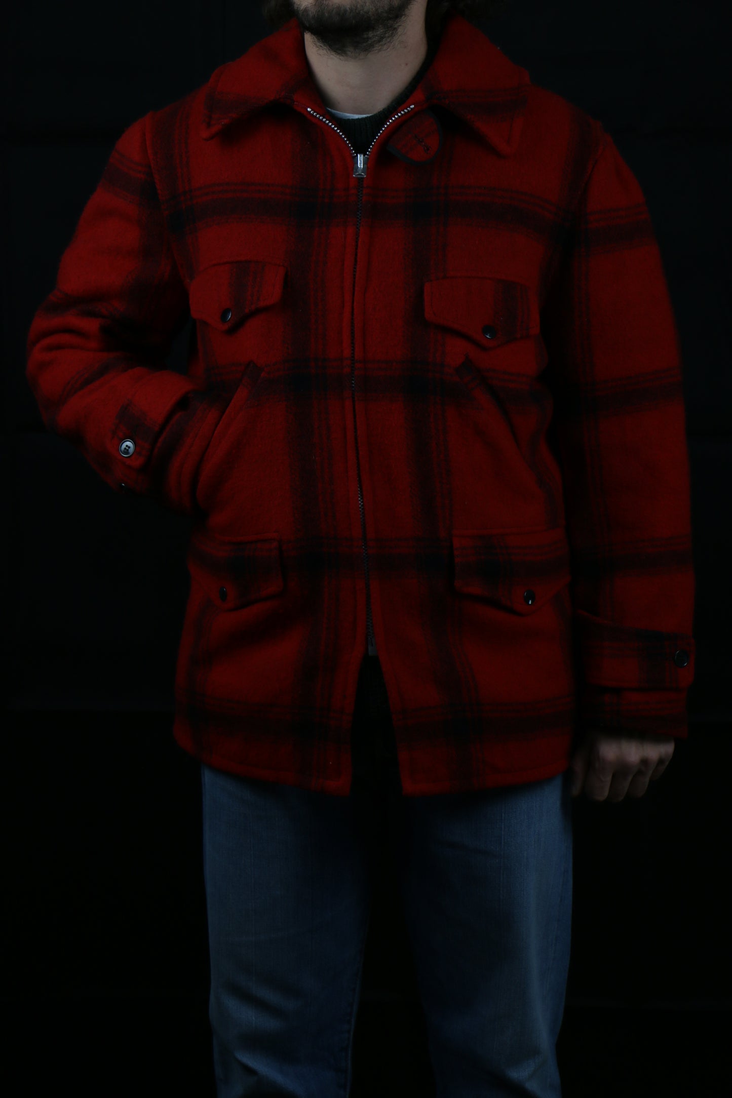 Midwest company 60's Wool Plaid Hunting Jacket, clochard92.com