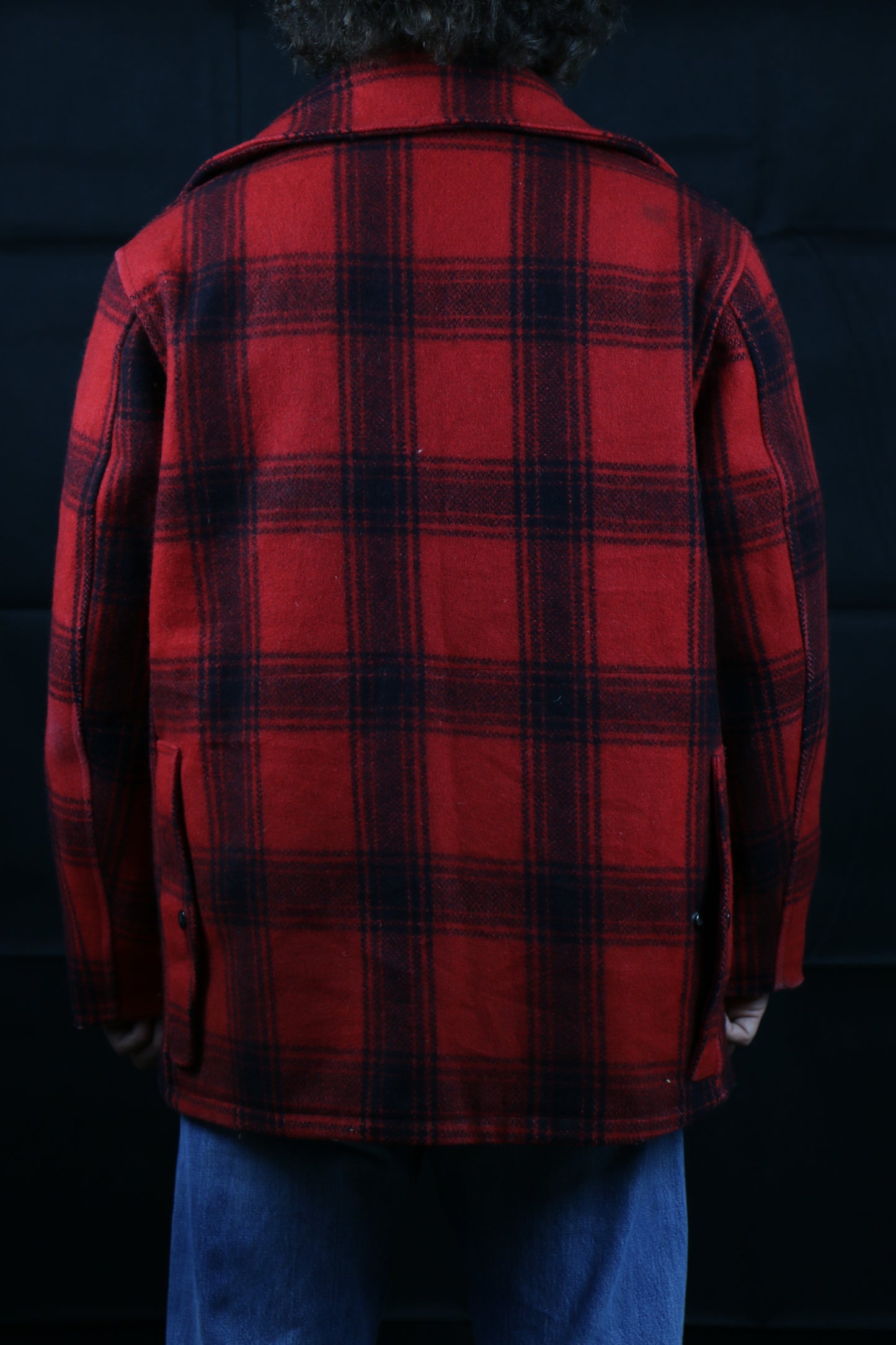 Foremost JC Penny Red Plaid Hunting Jacket 50s, clochard92.com