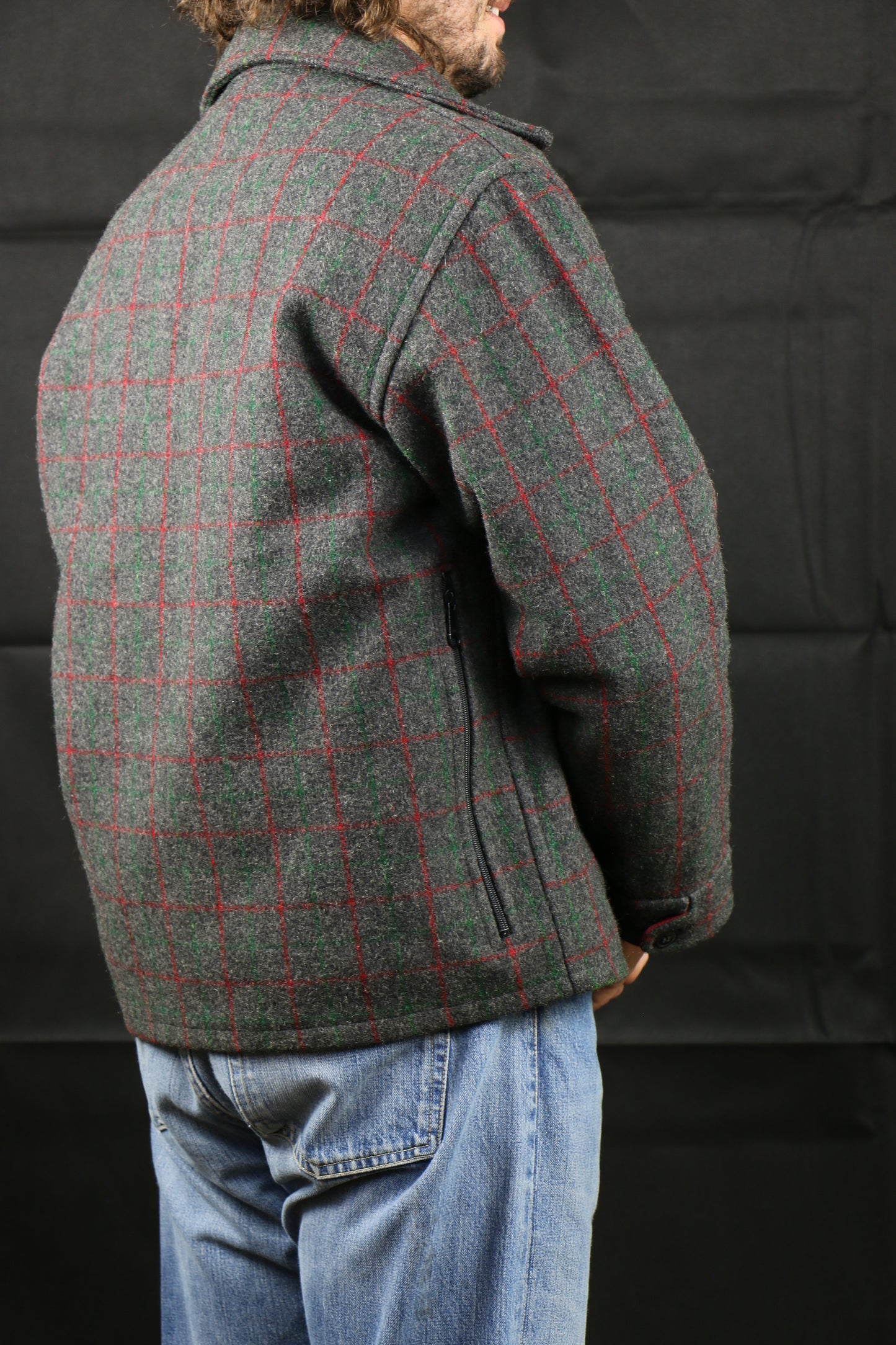 Johnson Wool Hunting Jacket 60s Talon Zip, clochard92.com
